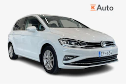 valkoinen Volkswagen Golf Sportsvan 2018 kuva 1.