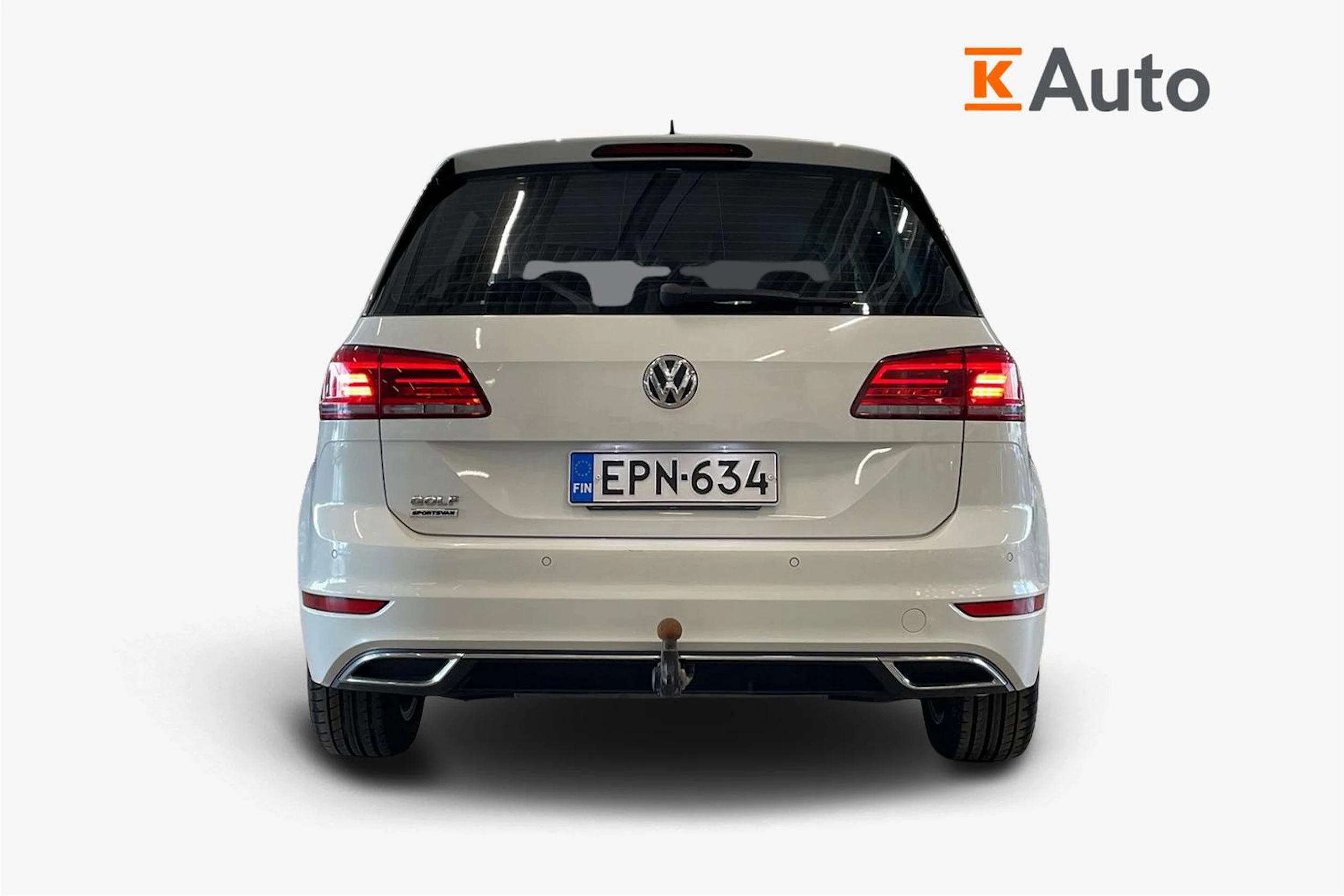 valkoinen Volkswagen Golf Sportsvan 2018 kuva 4.
