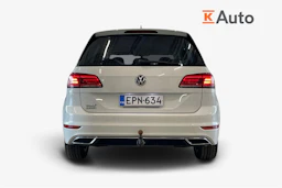valkoinen Volkswagen Golf Sportsvan 2018 kuva 4.