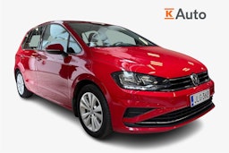 Punainen Volkswagen GOLF SPORTSVAN 2018 kuva 1.