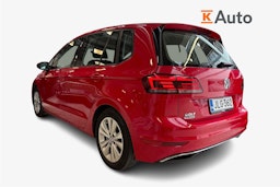 Punainen Volkswagen GOLF SPORTSVAN 2018 kuva 2.