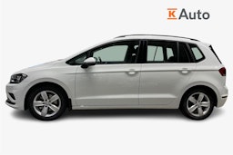 valkoinen Volkswagen Golf Sportsvan 2018 kuva 6.