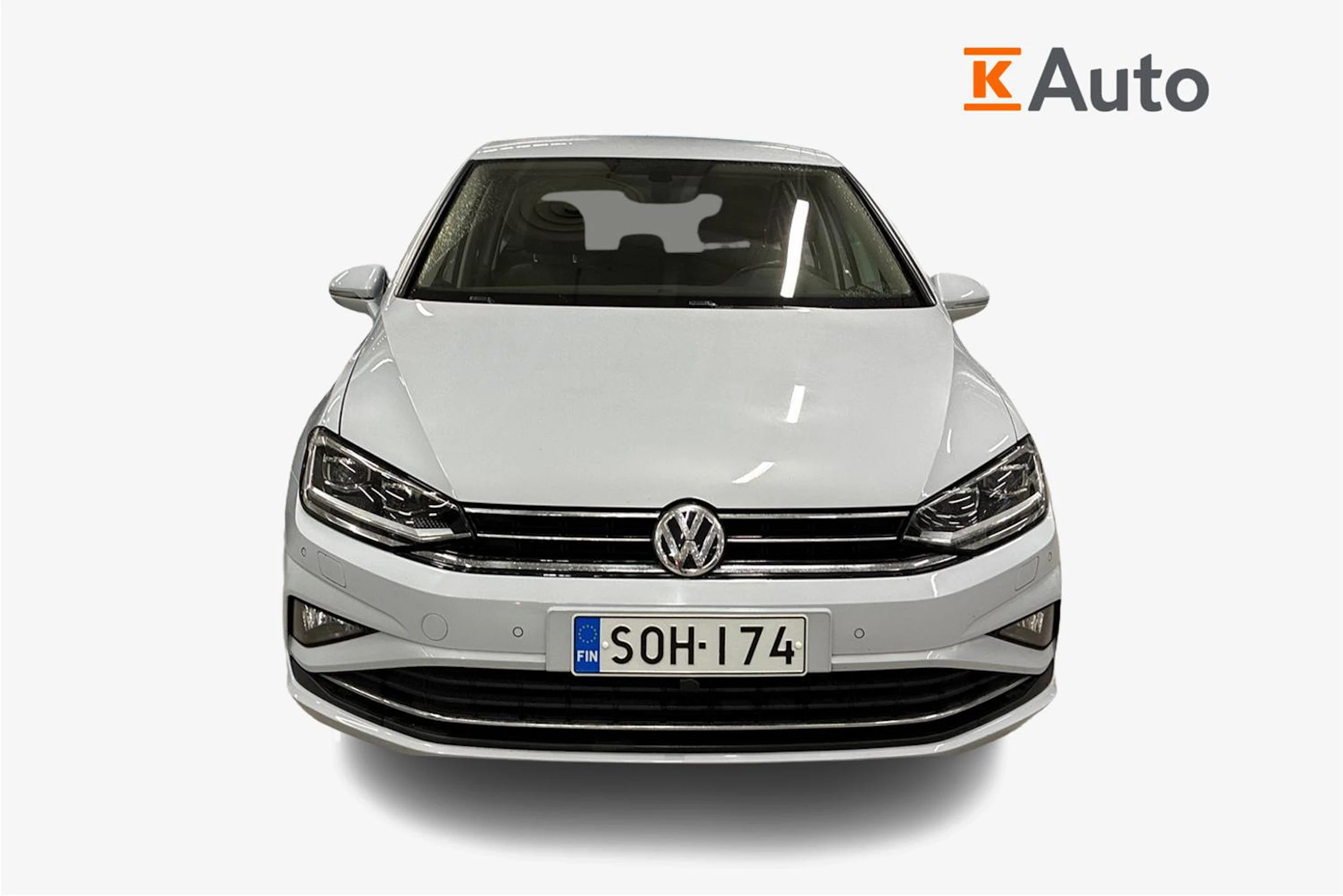 valkoinen Volkswagen Golf Sportsvan 2018 kuva 4.