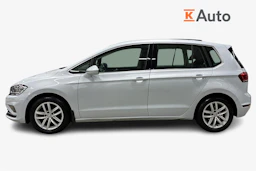 valkoinen Volkswagen Golf Sportsvan 2018 kuva 5.