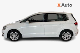 valkoinen Volkswagen Golf Sportsvan 2018 kuva 7.