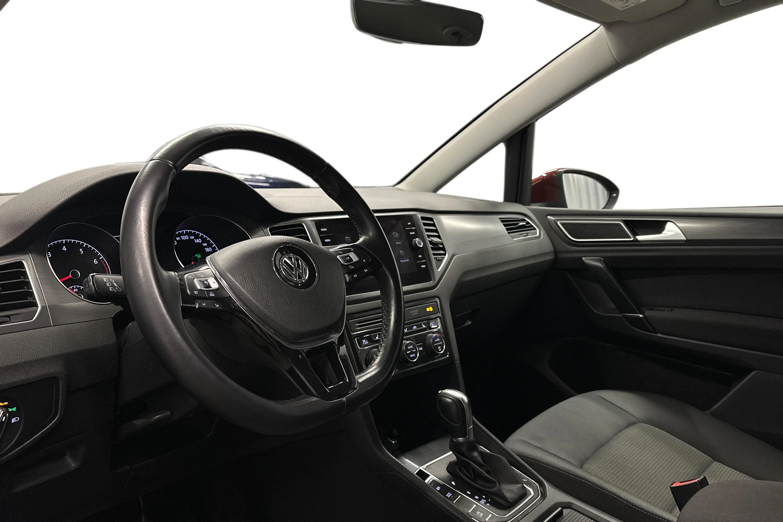 sininen Volkswagen Golf Sportsvan 2018 kuva 6.
