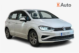 valkoinen Volkswagen Golf Sportsvan 2018 kuva 1.