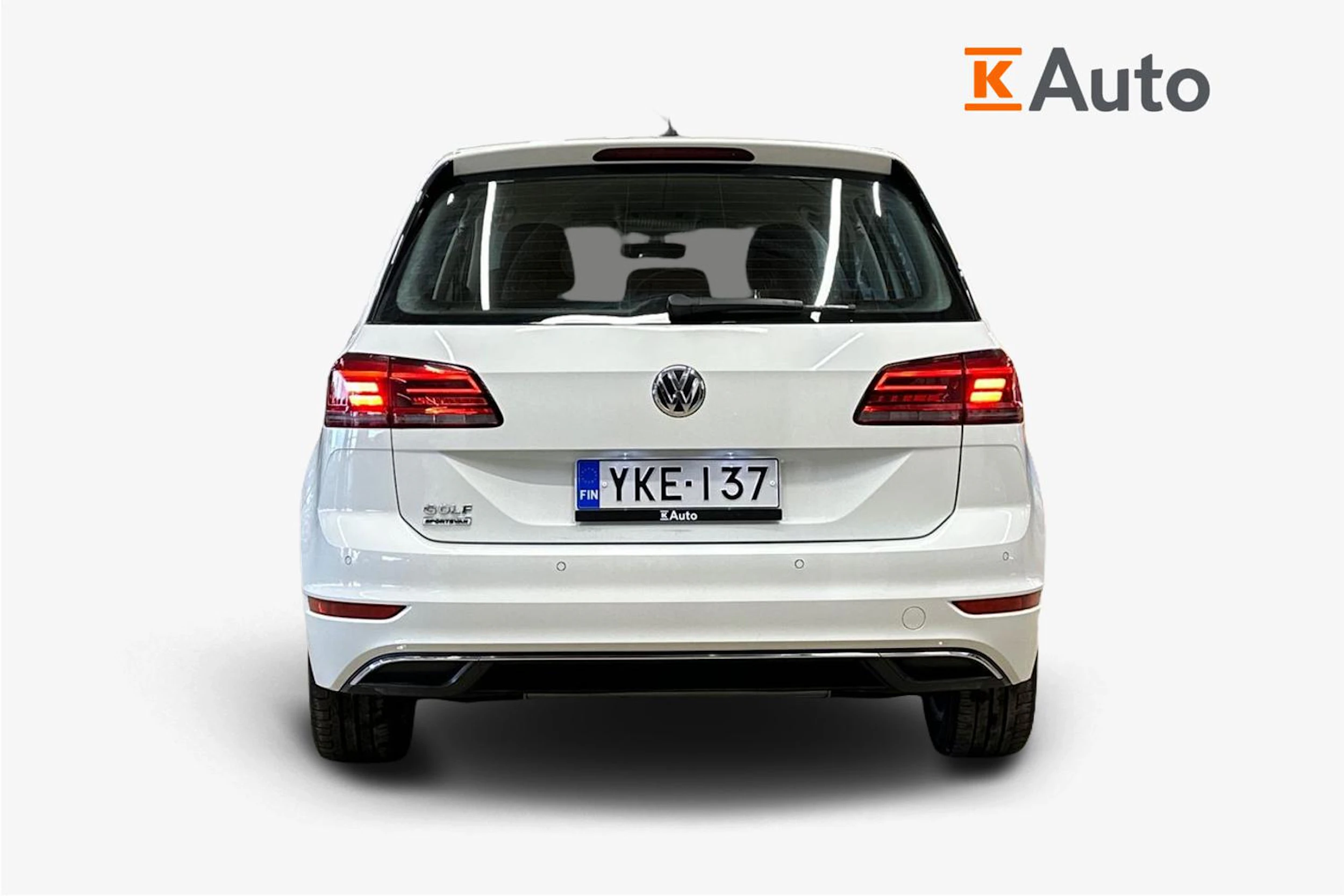 valkoinen Volkswagen Golf Sportsvan 2018 kuva 4.