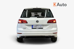valkoinen Volkswagen Golf Sportsvan 2018 kuva 4.