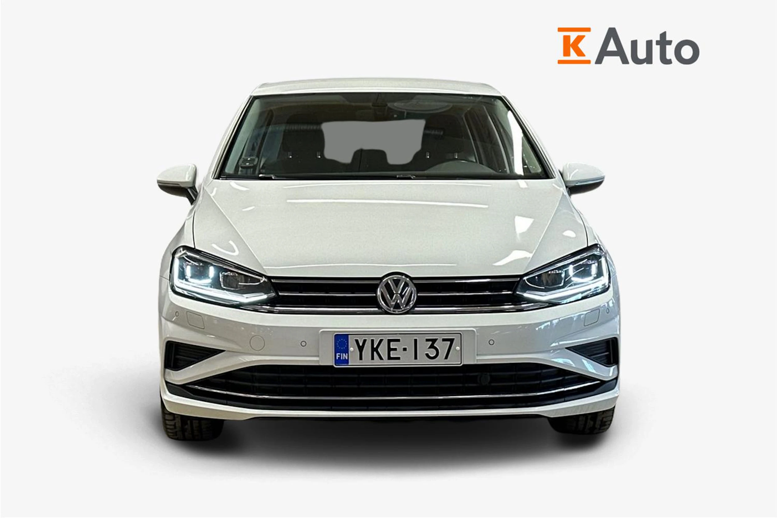 valkoinen Volkswagen Golf Sportsvan 2018 kuva 5.