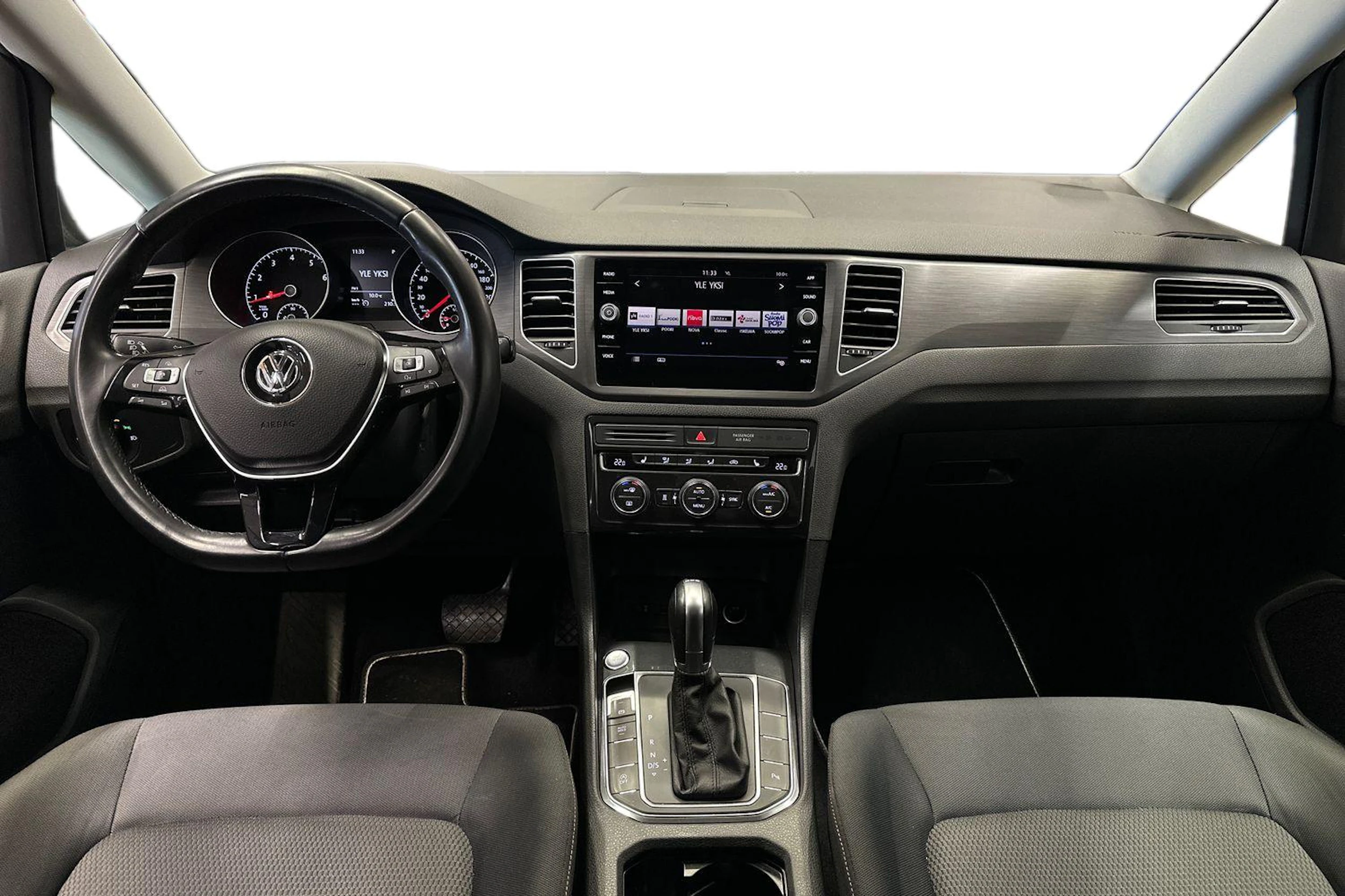 valkoinen Volkswagen Golf Sportsvan 2018 kuva 9.