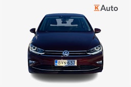 punainen Volkswagen Golf Sportsvan 2019 kuva 5.