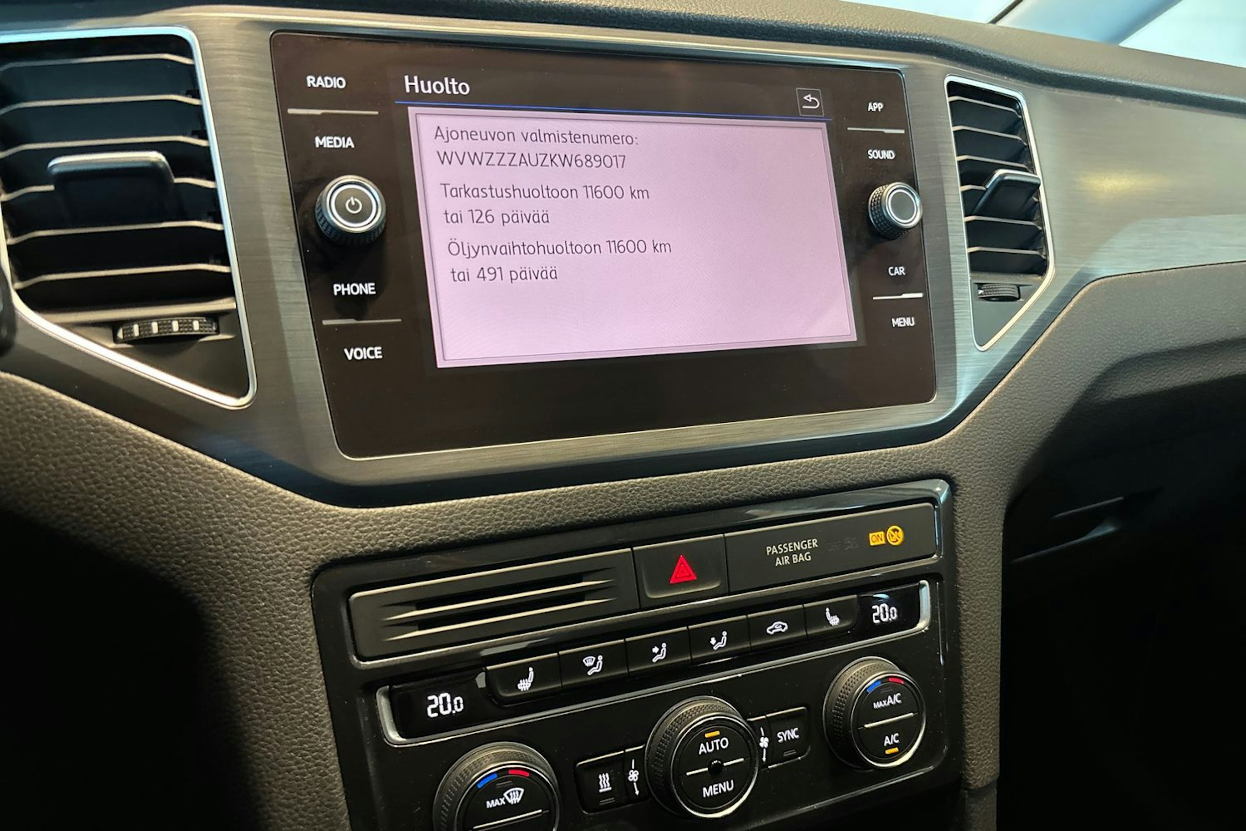 Valkoinen Volkswagen GOLF SPORTSVAN 2019 kuva 21.