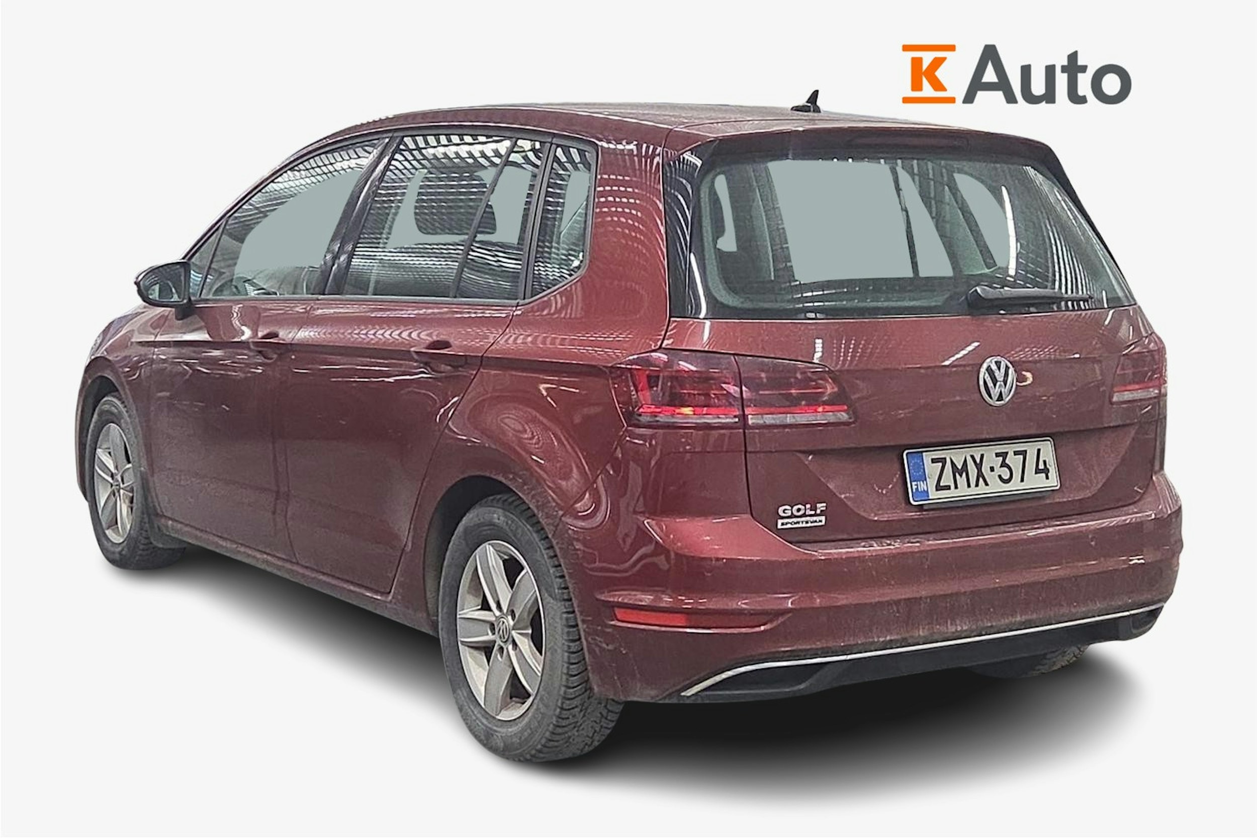 punainen Volkswagen Golf Sportsvan 2020 kuva 2.