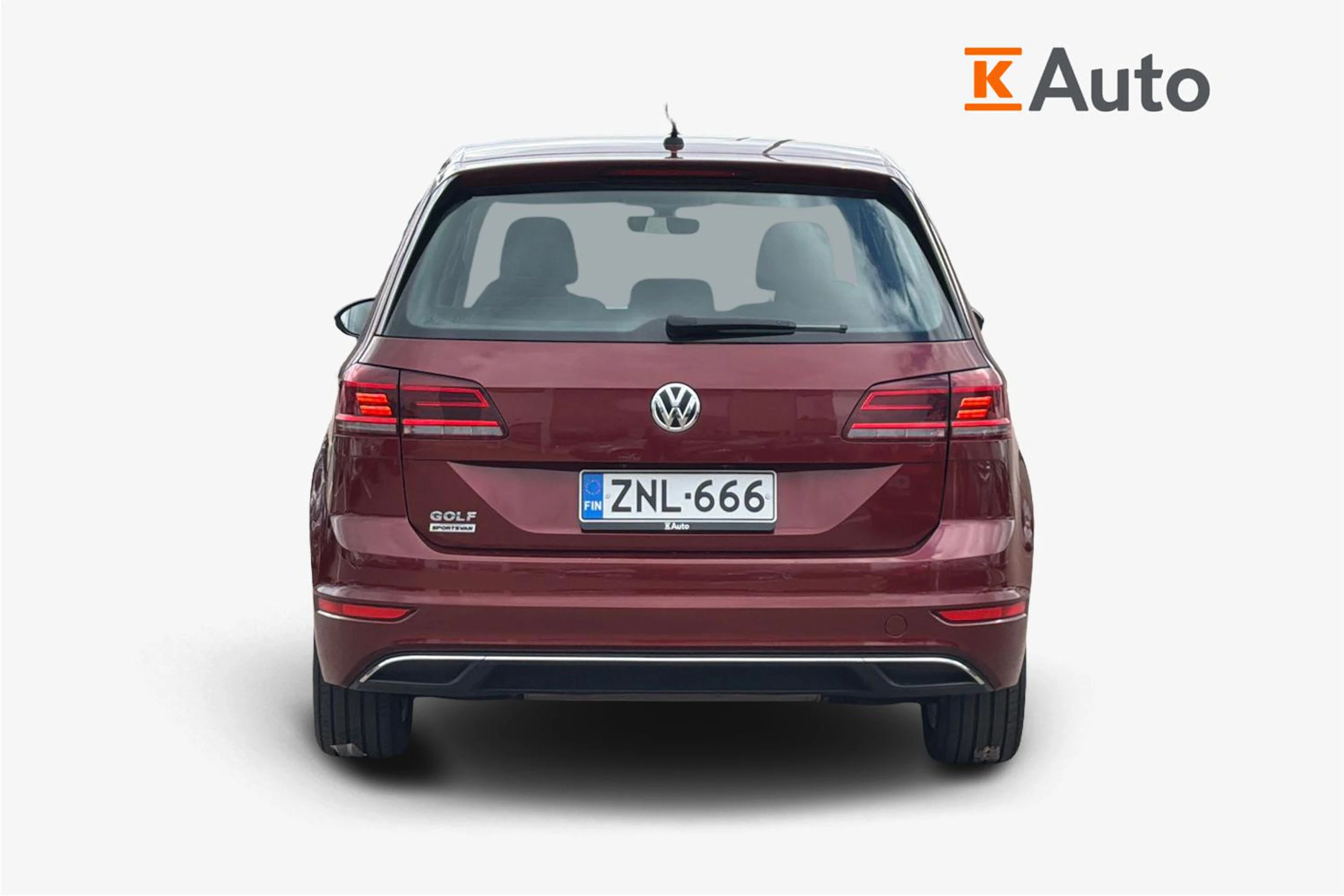 punainen Volkswagen Golf Sportsvan 2020 kuva 4.