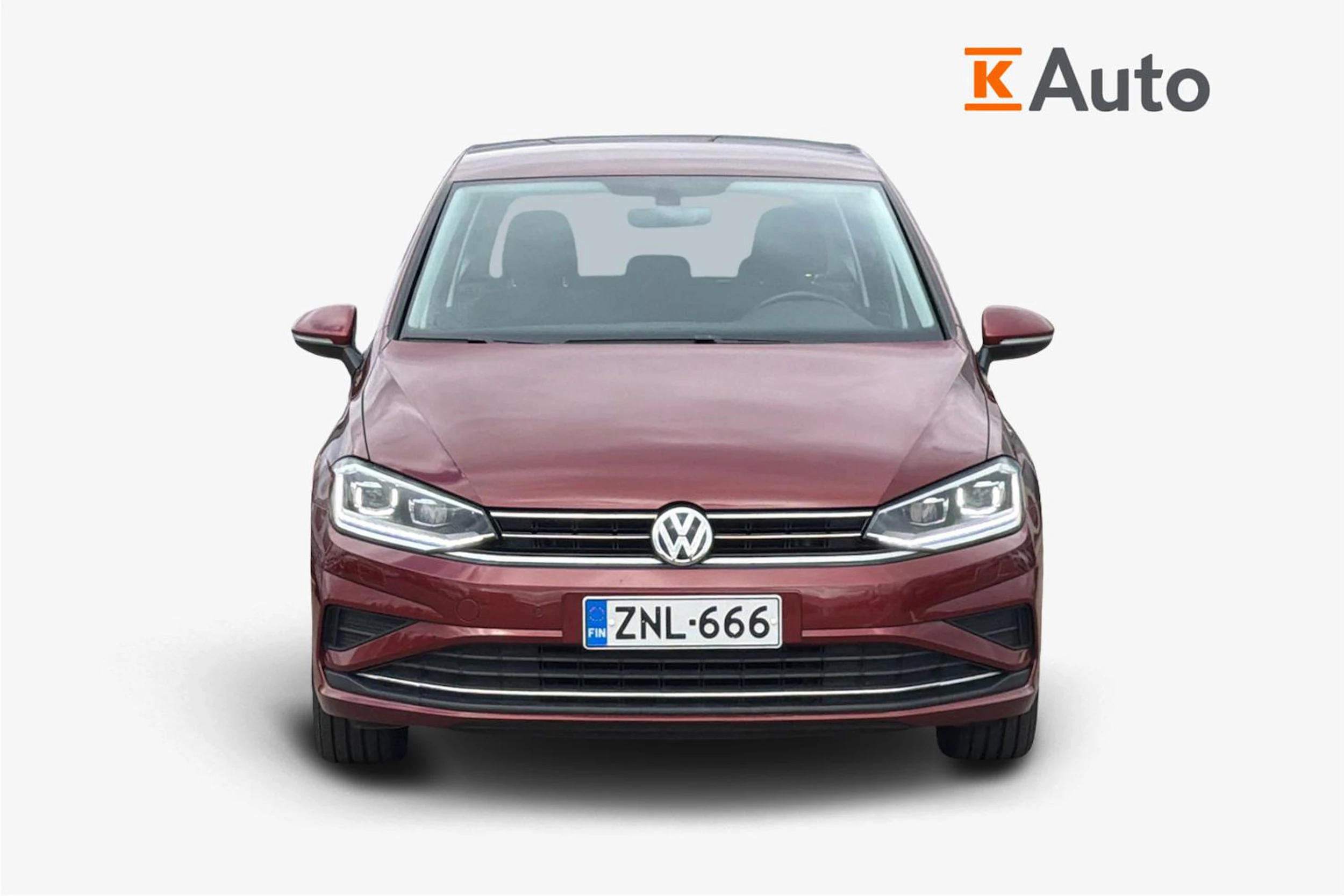 punainen Volkswagen Golf Sportsvan 2020 kuva 5.