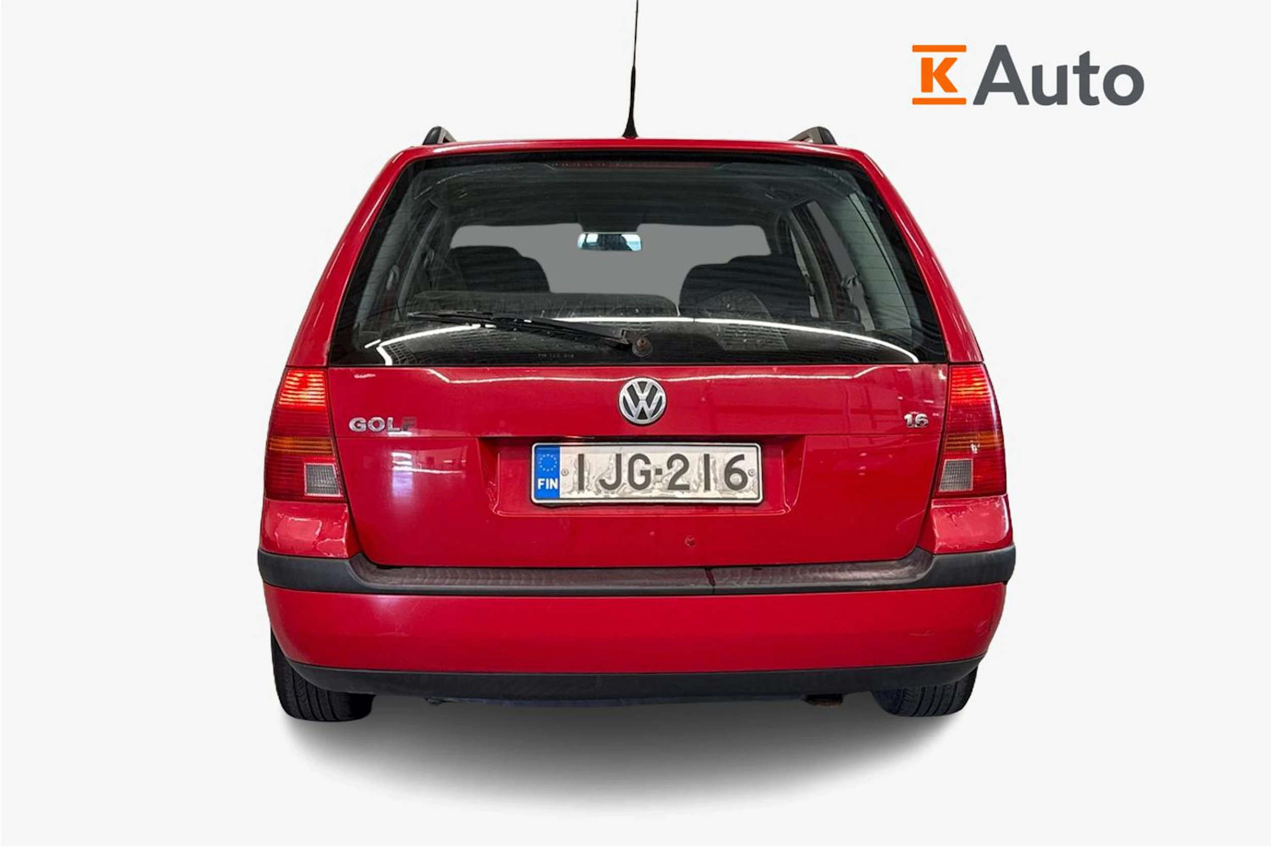 punainen Volkswagen Golf 2003 kuva 4.