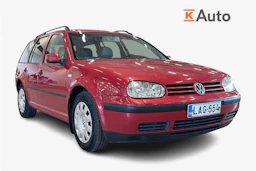 punainen Volkswagen Golf 2003 kuva 1.