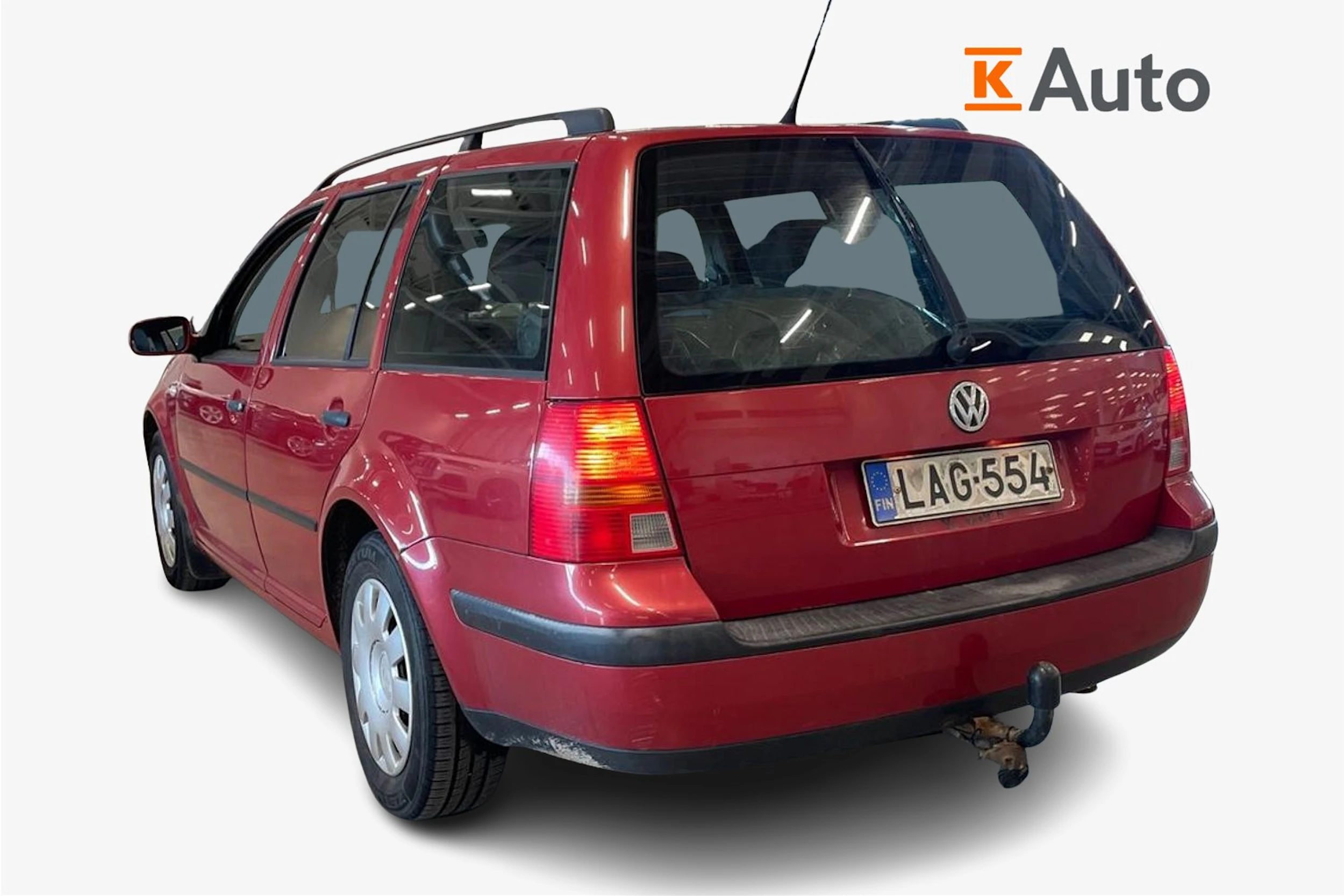 punainen Volkswagen Golf 2003 kuva 2.