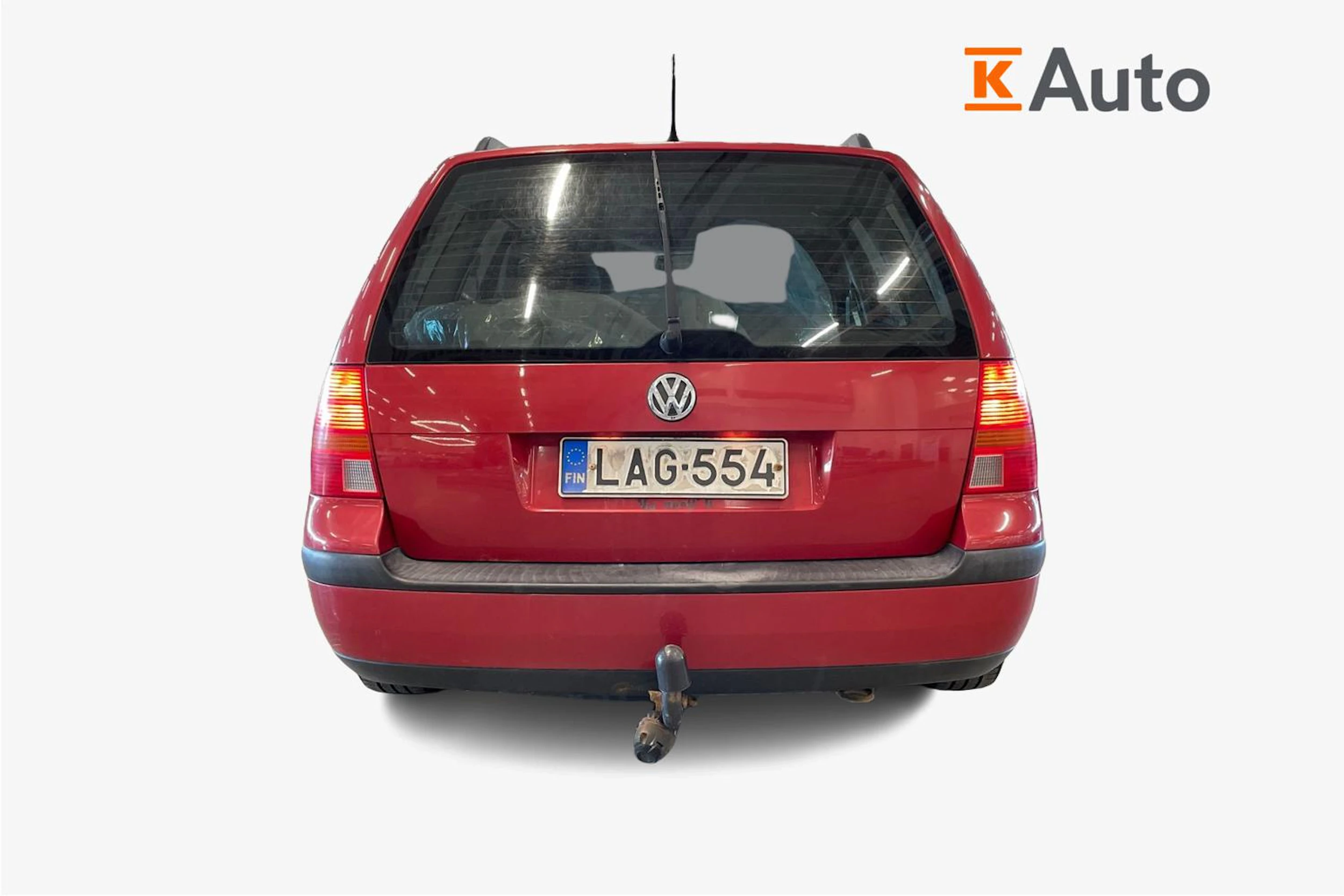 punainen Volkswagen Golf 2003 kuva 3.