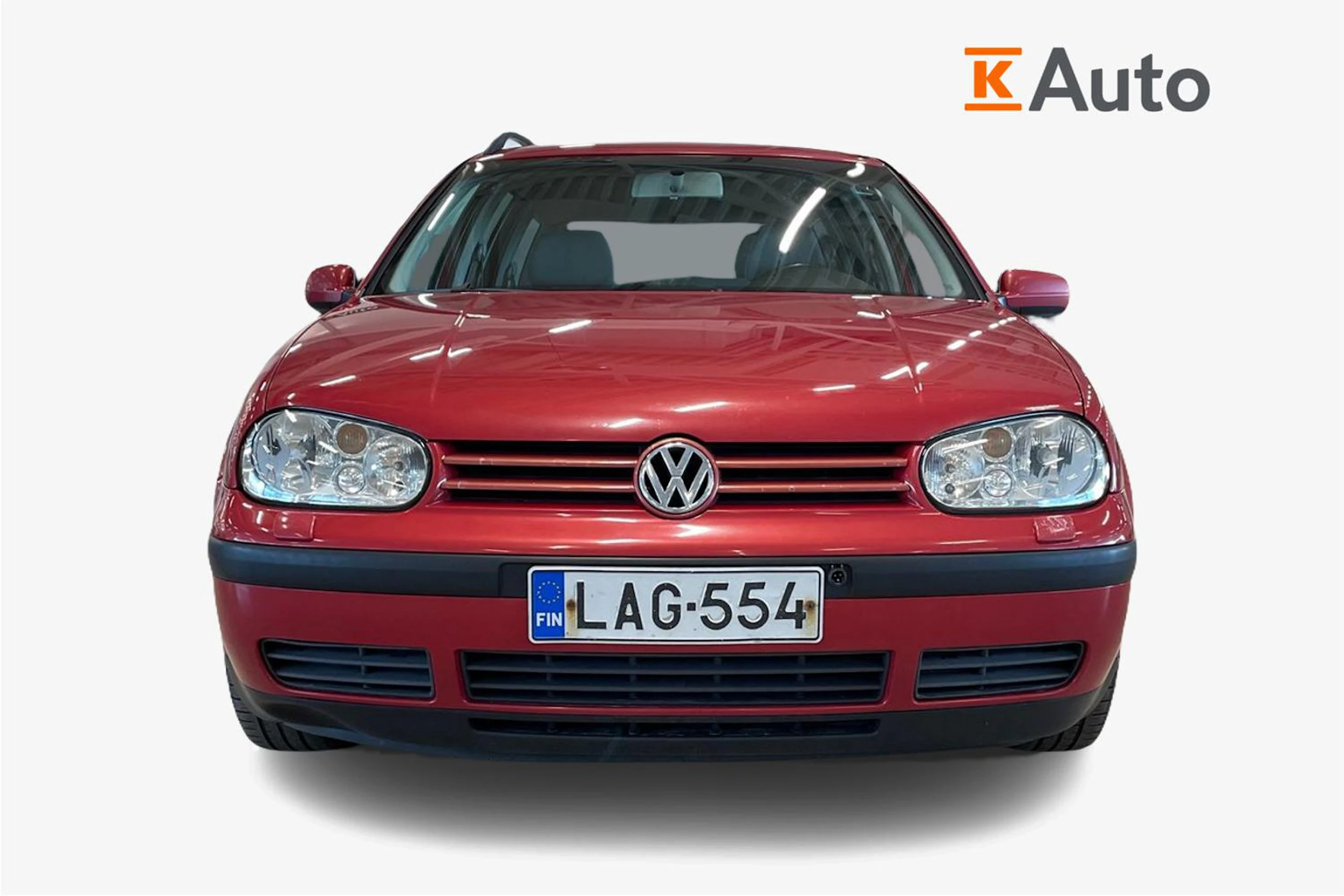 punainen Volkswagen Golf 2003 kuva 4.