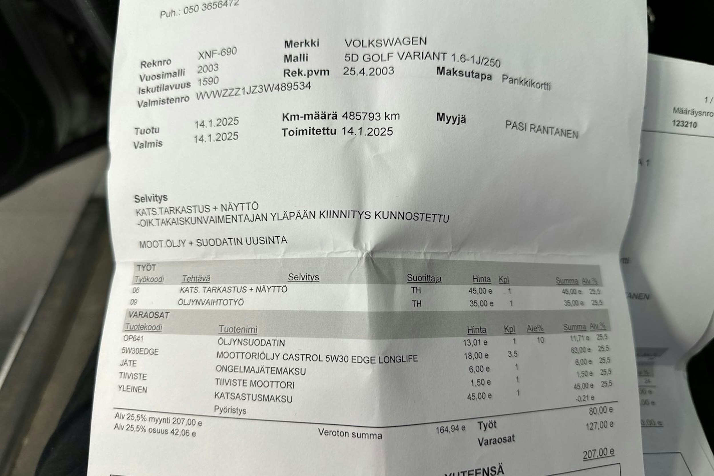 harmaa Volkswagen Golf 2003 kuva 24.