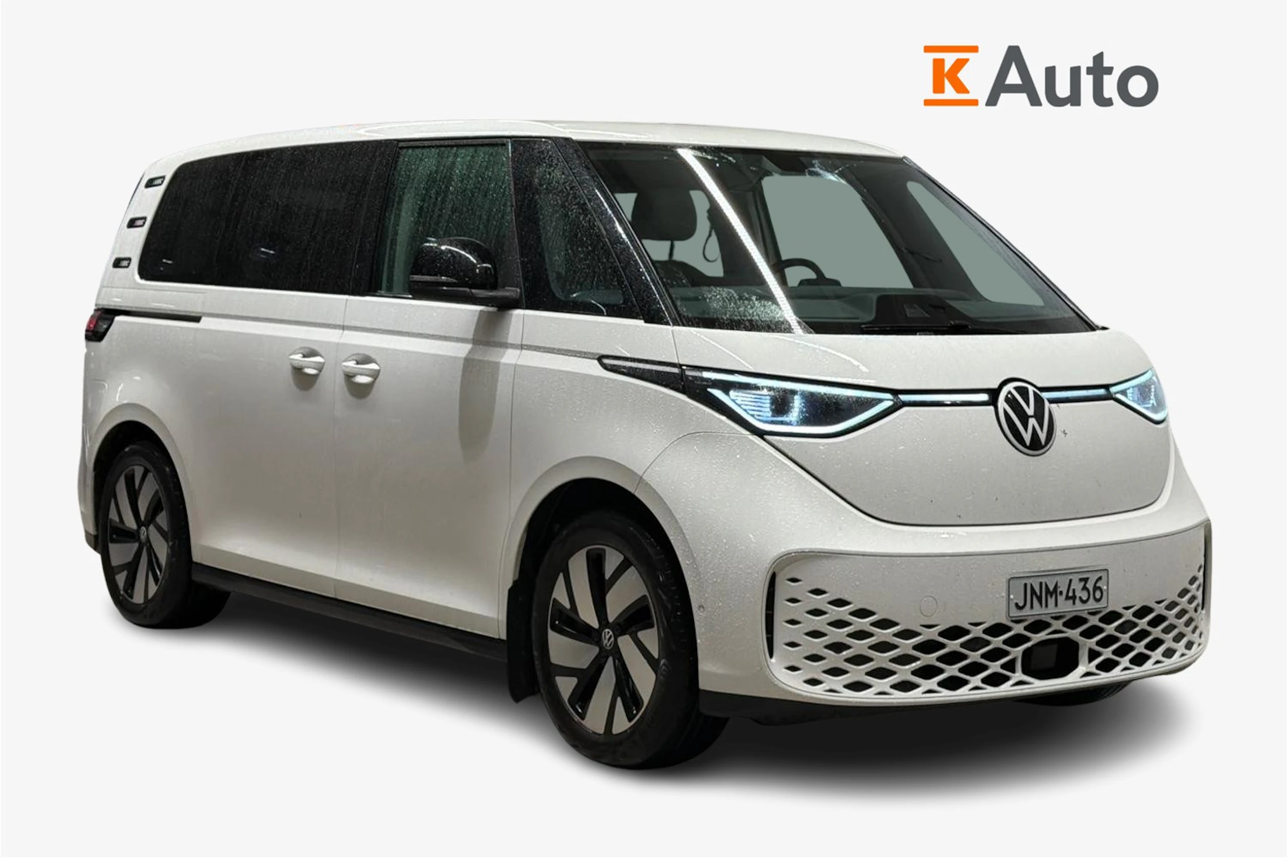 Valkoinen Volkswagen ID. Buzz 2022 kuva 1.