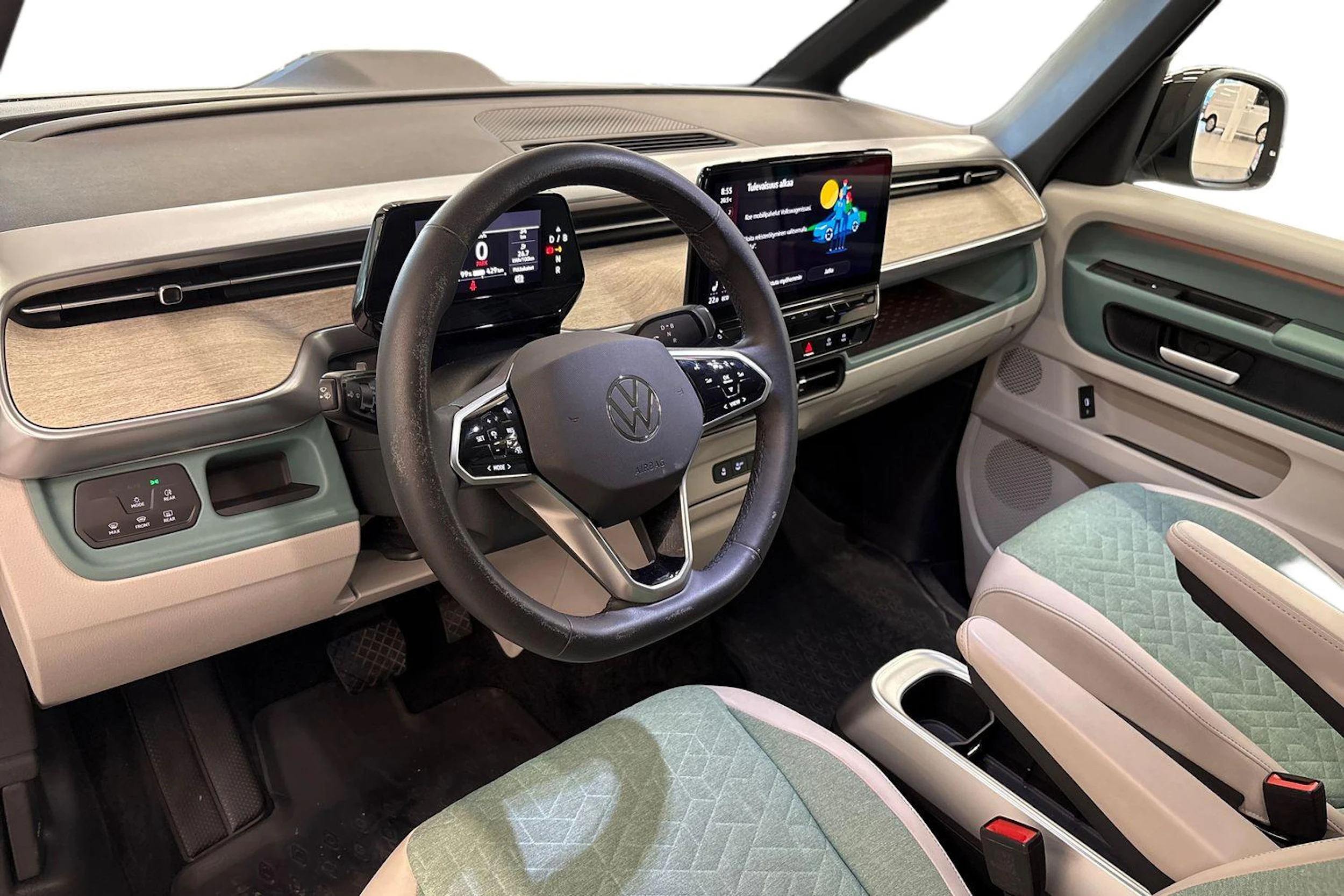 valkoinen Volkswagen ID. Buzz 2023 kuva 6.