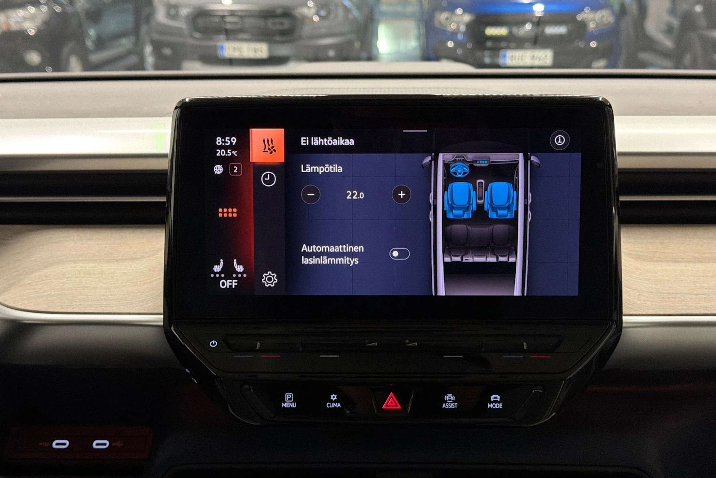 Valkoinen Volkswagen ID. Buzz 2023 kuva 20.