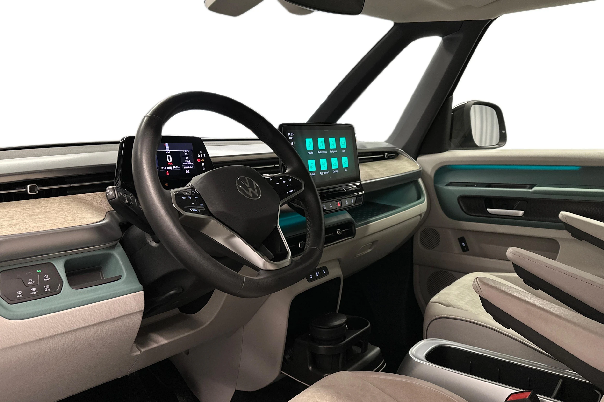 valkoinen Volkswagen ID. Buzz 2023 kuva 6.