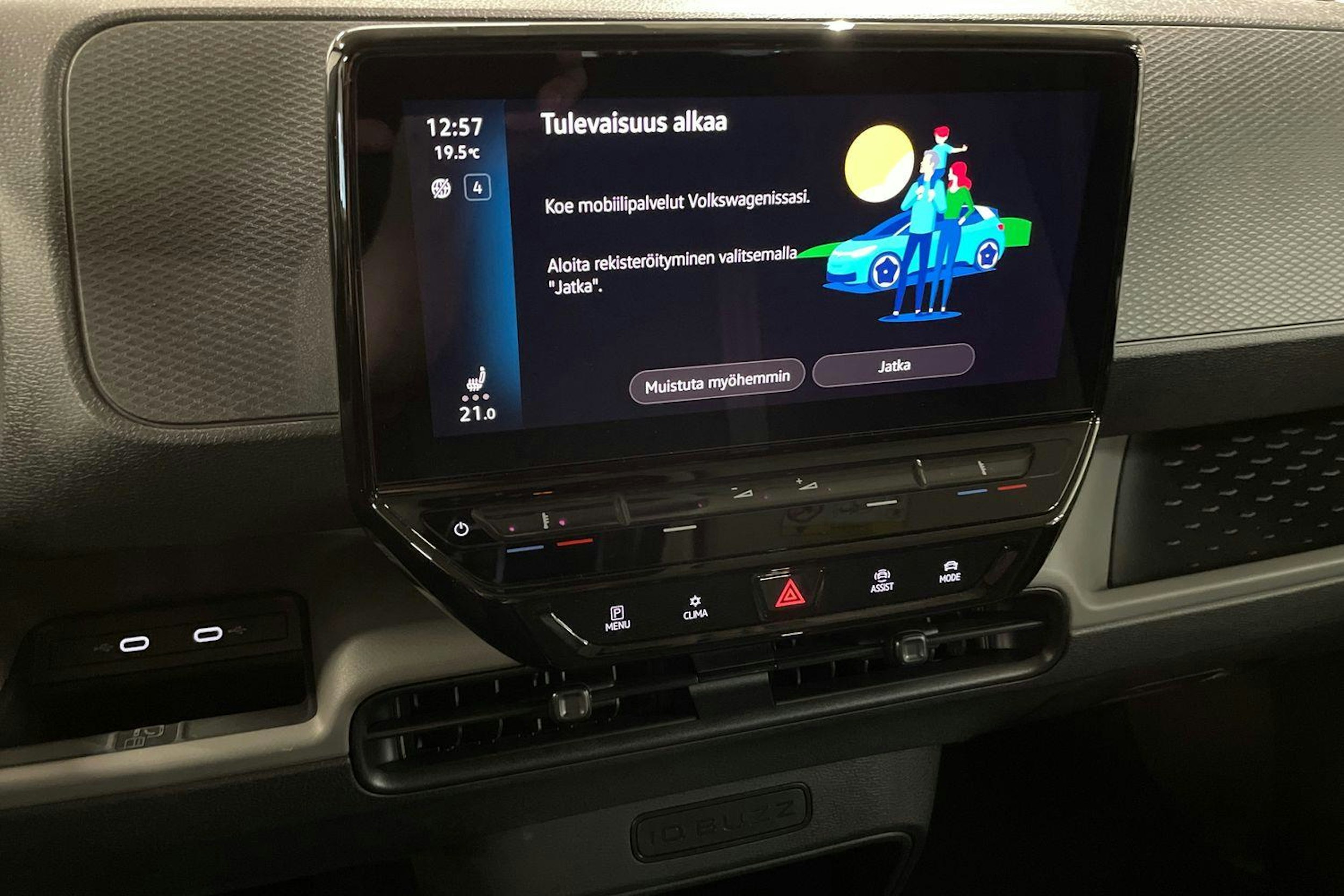 sininen Volkswagen ID. Buzz Cargo 2024 kuva 10.