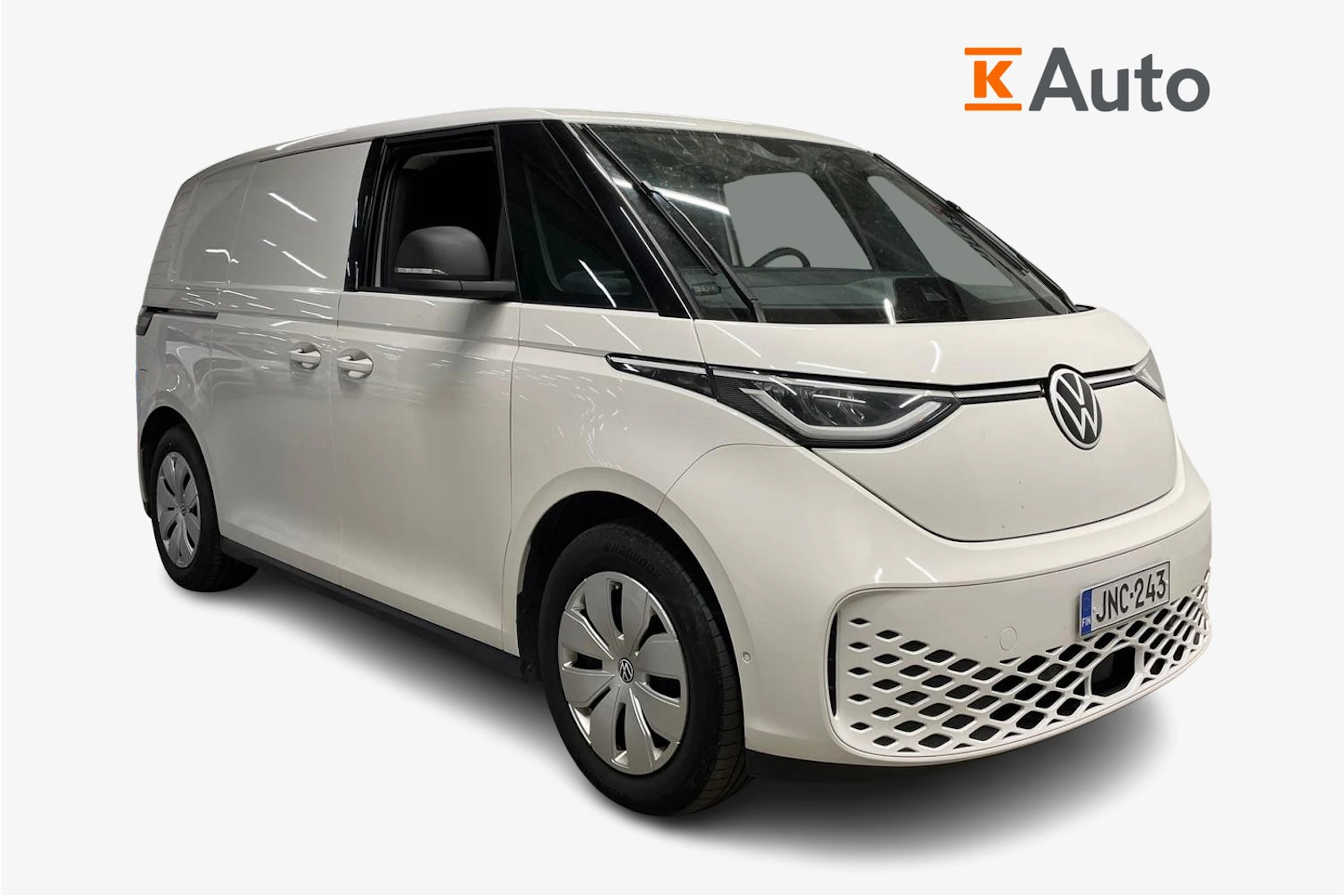 Valkoinen Volkswagen ID. Buzz 2024 kuva 1.