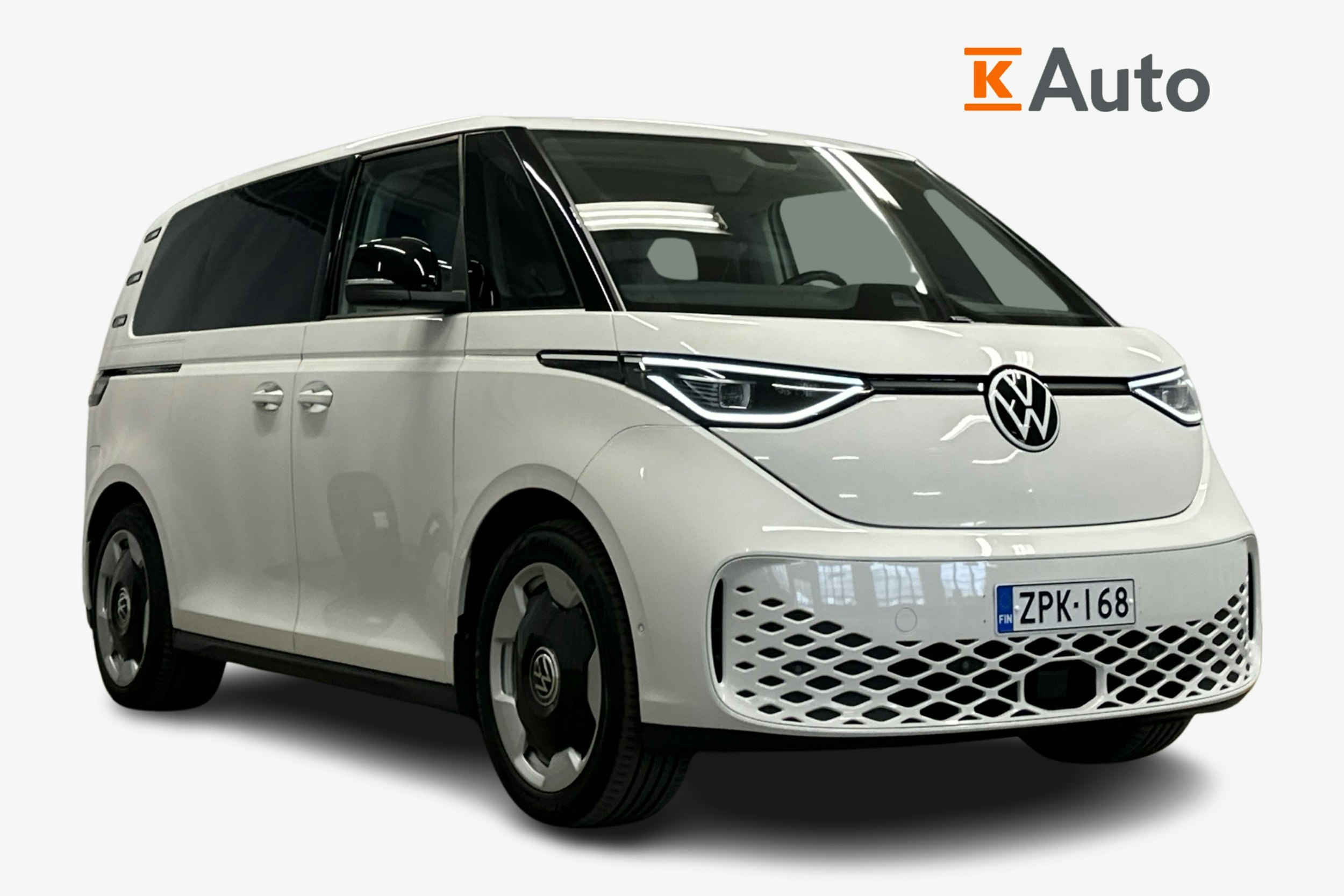 valkoinen Volkswagen ID. Buzz 2024 kuva 1.