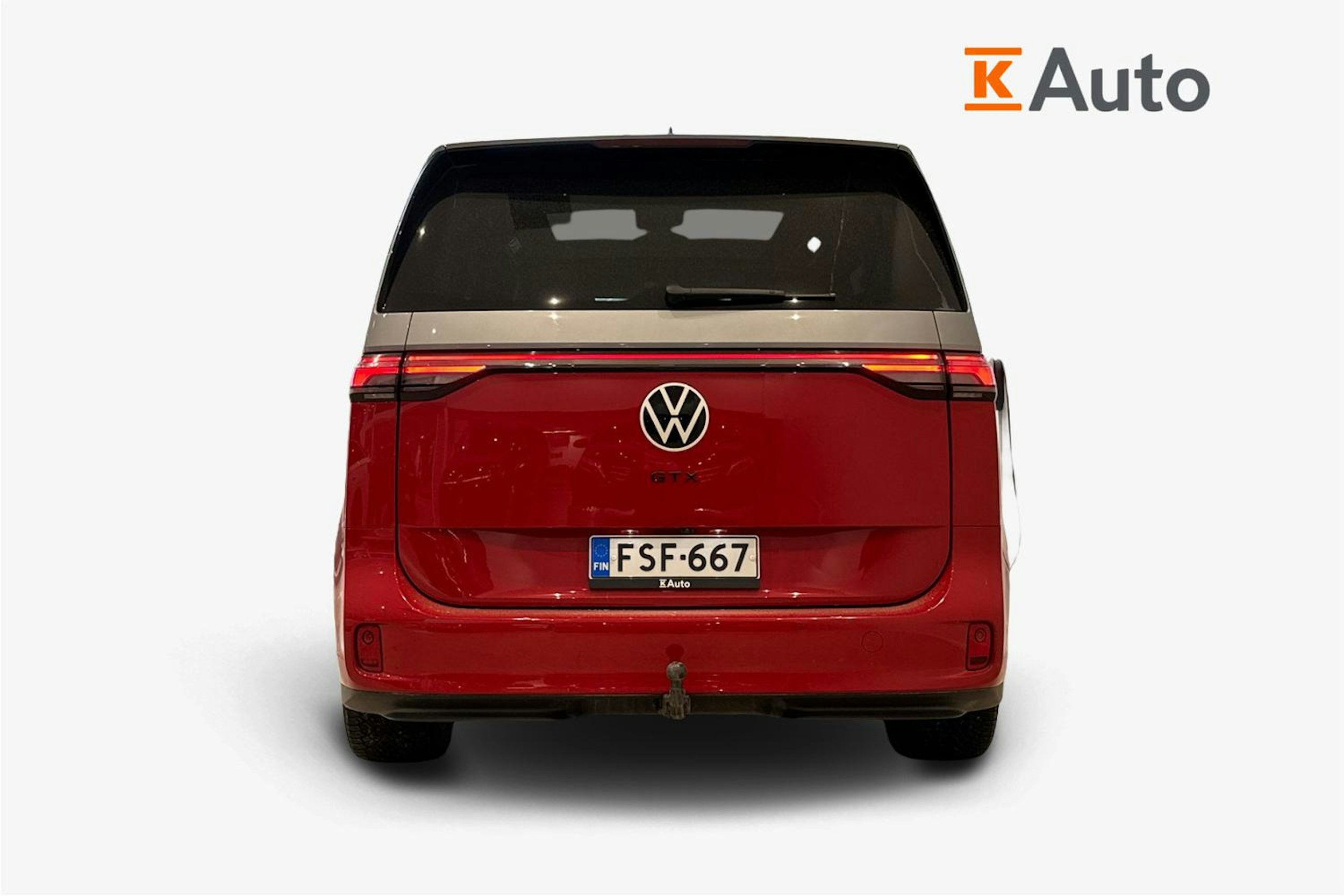 punainen Volkswagen ID. Buzz 2025 kuva 3.