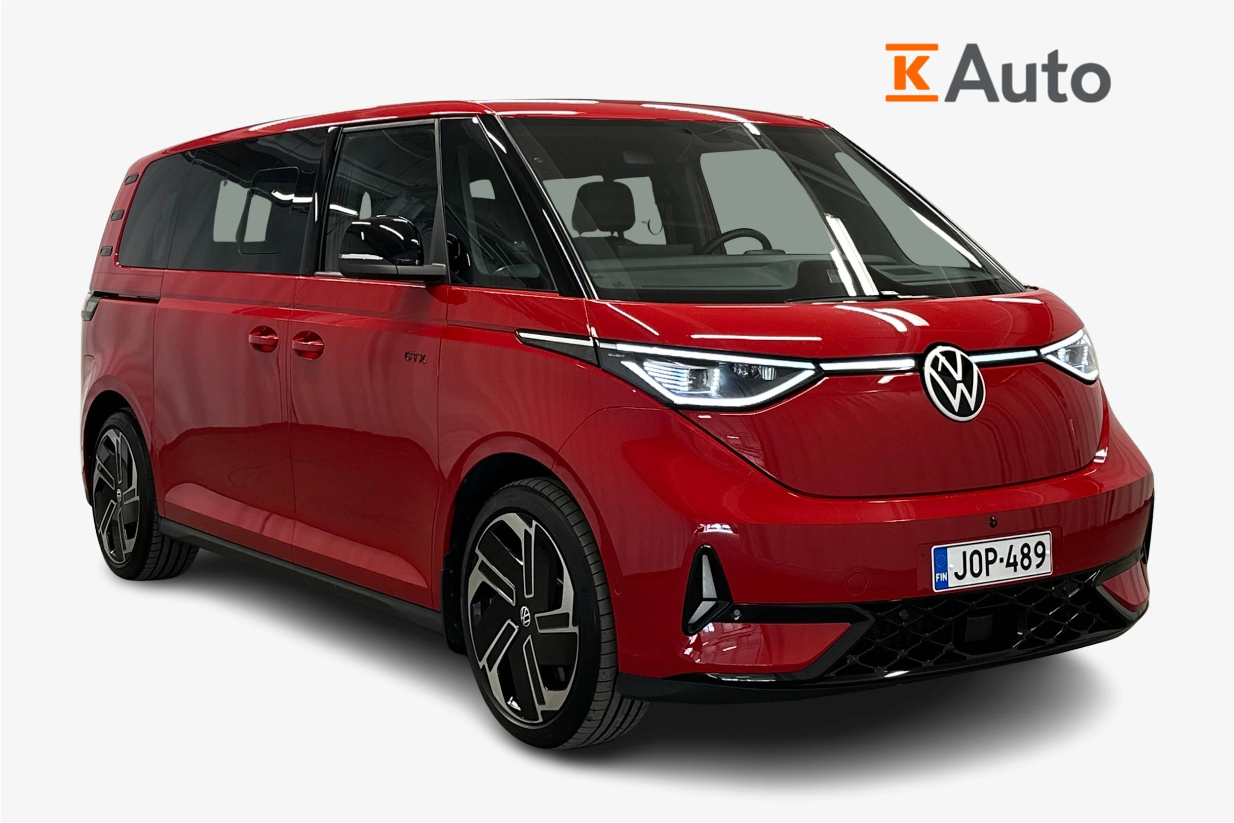 punainen Volkswagen ID. Buzz 2025 kuva 1.