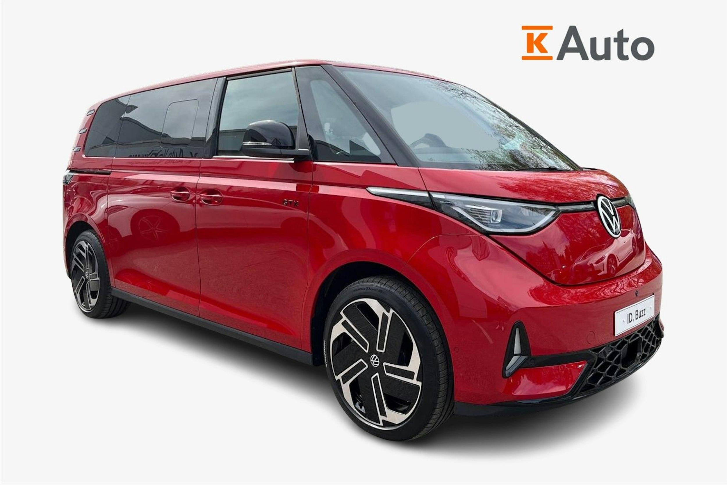 punainen Volkswagen ID. Buzz 2025 kuva 1.