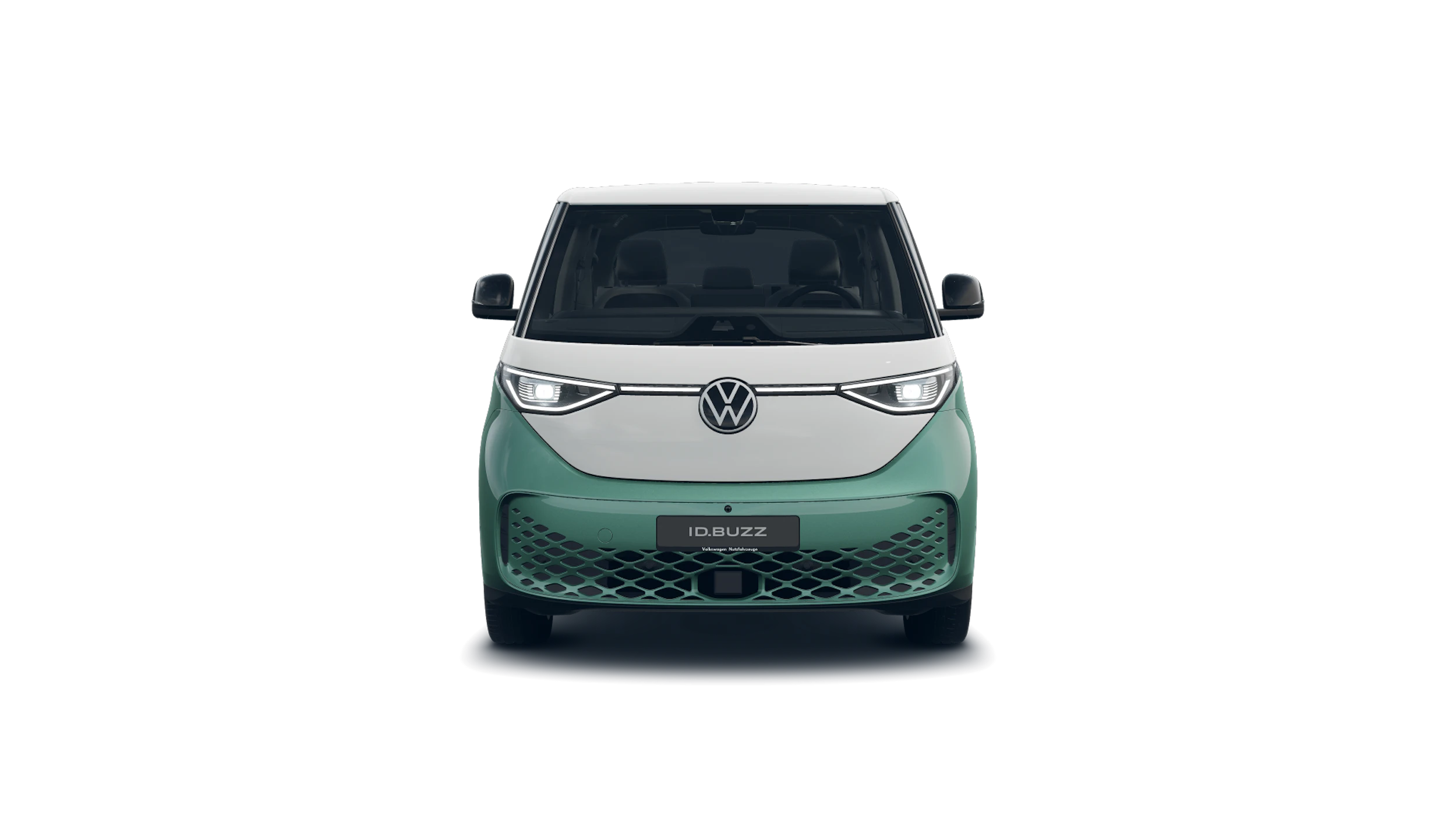 Candy White -valkoinen normaaliväri - Bay Leaf Green -vihreä metalliväri Volkswagen ID. Buzz 2027 kuva 2.