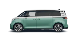 Candy White -valkoinen normaaliväri - Bay Leaf Green -vihreä metalliväri Volkswagen ID. Buzz 2027 kuva 4.