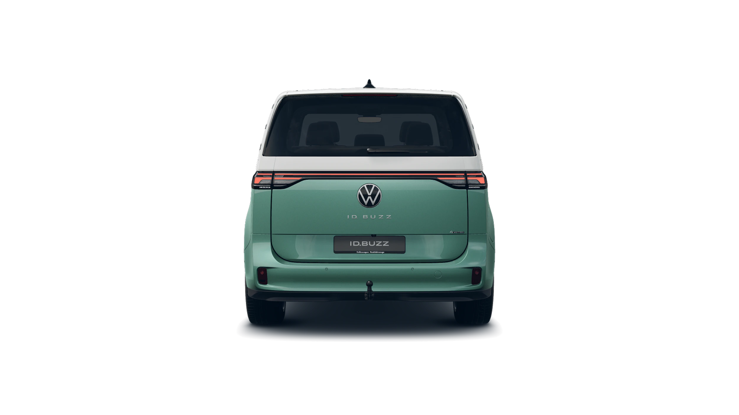 Candy White -valkoinen normaaliväri - Bay Leaf Green -vihreä metalliväri Volkswagen ID. Buzz 2027 kuva 6.