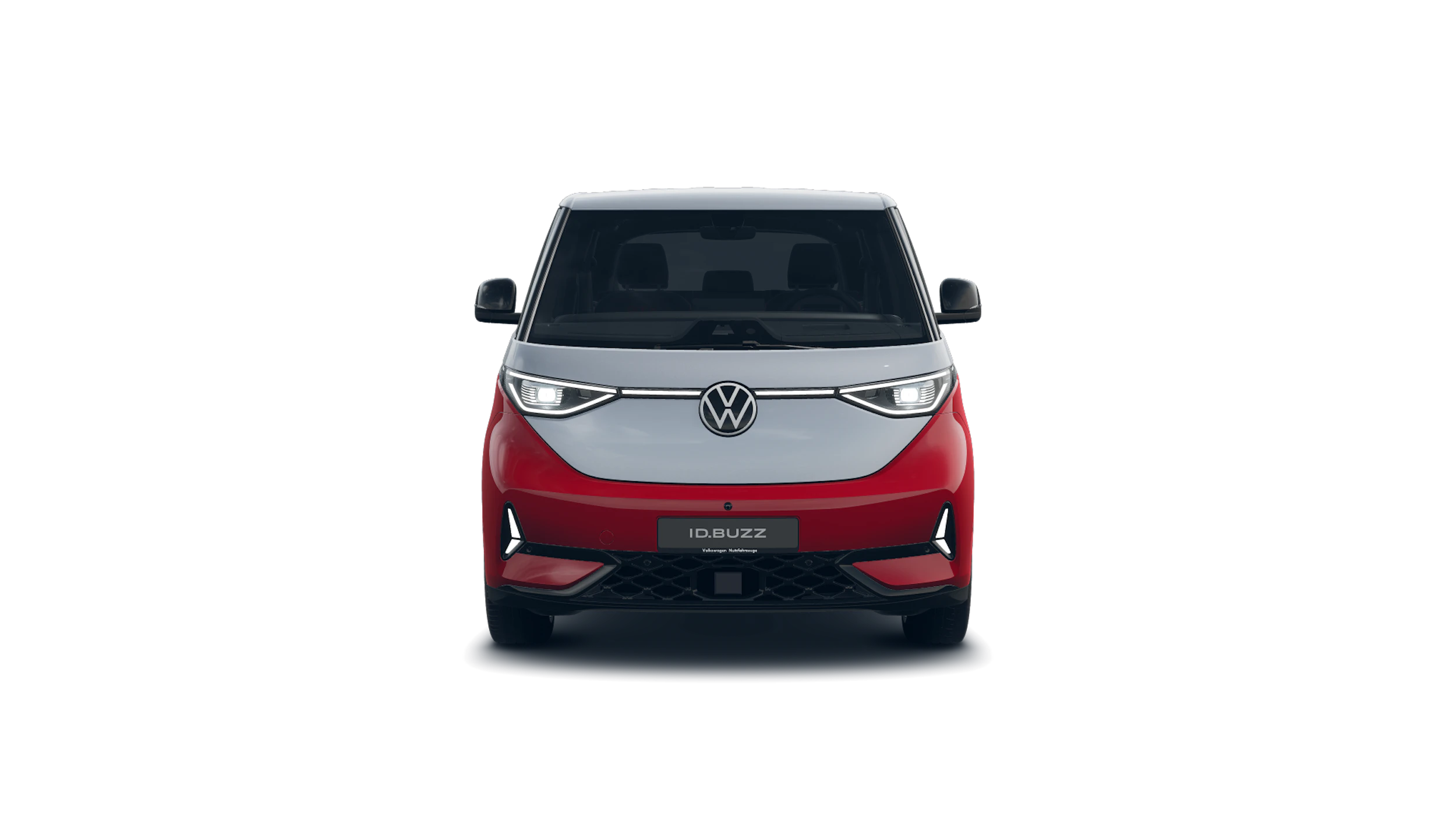 Mono Silver/Cherry Red -kaksivärimaalaus Volkswagen ID. Buzz 2027 kuva 2.