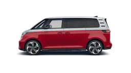 Mono Silver/Cherry Red -kaksivärimaalaus Volkswagen ID. Buzz 2027 kuva 4.