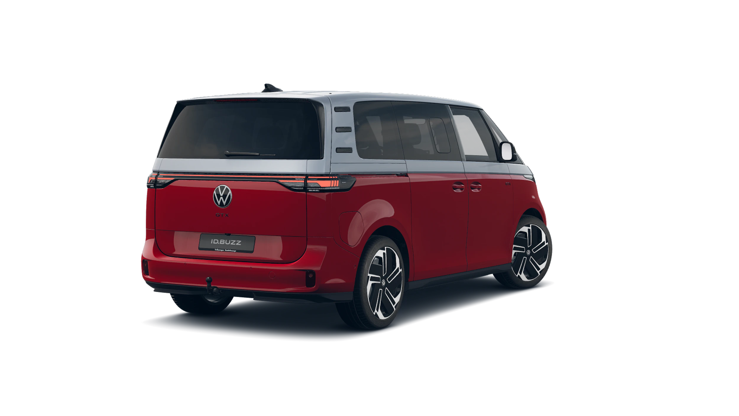 Mono Silver/Cherry Red -kaksivärimaalaus Volkswagen ID. Buzz 2027 kuva 7.