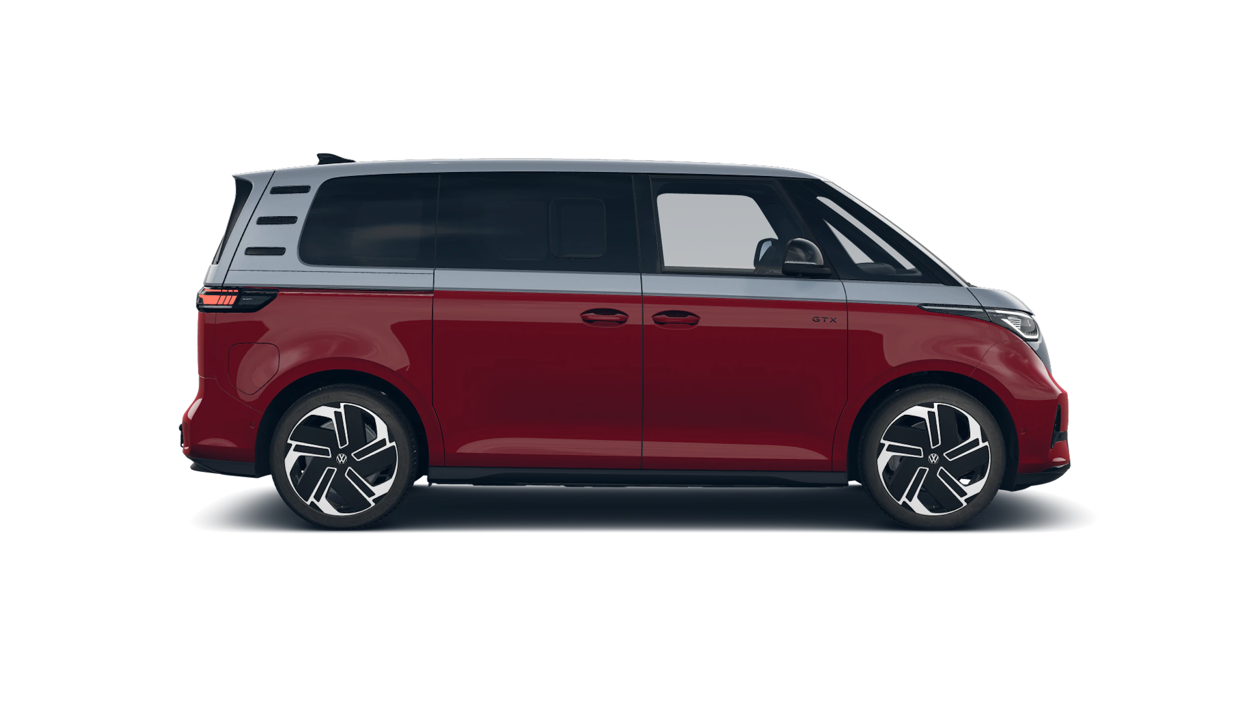 Mono Silver/Cherry Red -kaksivärimaalaus Volkswagen ID. Buzz 2027 kuva 8.