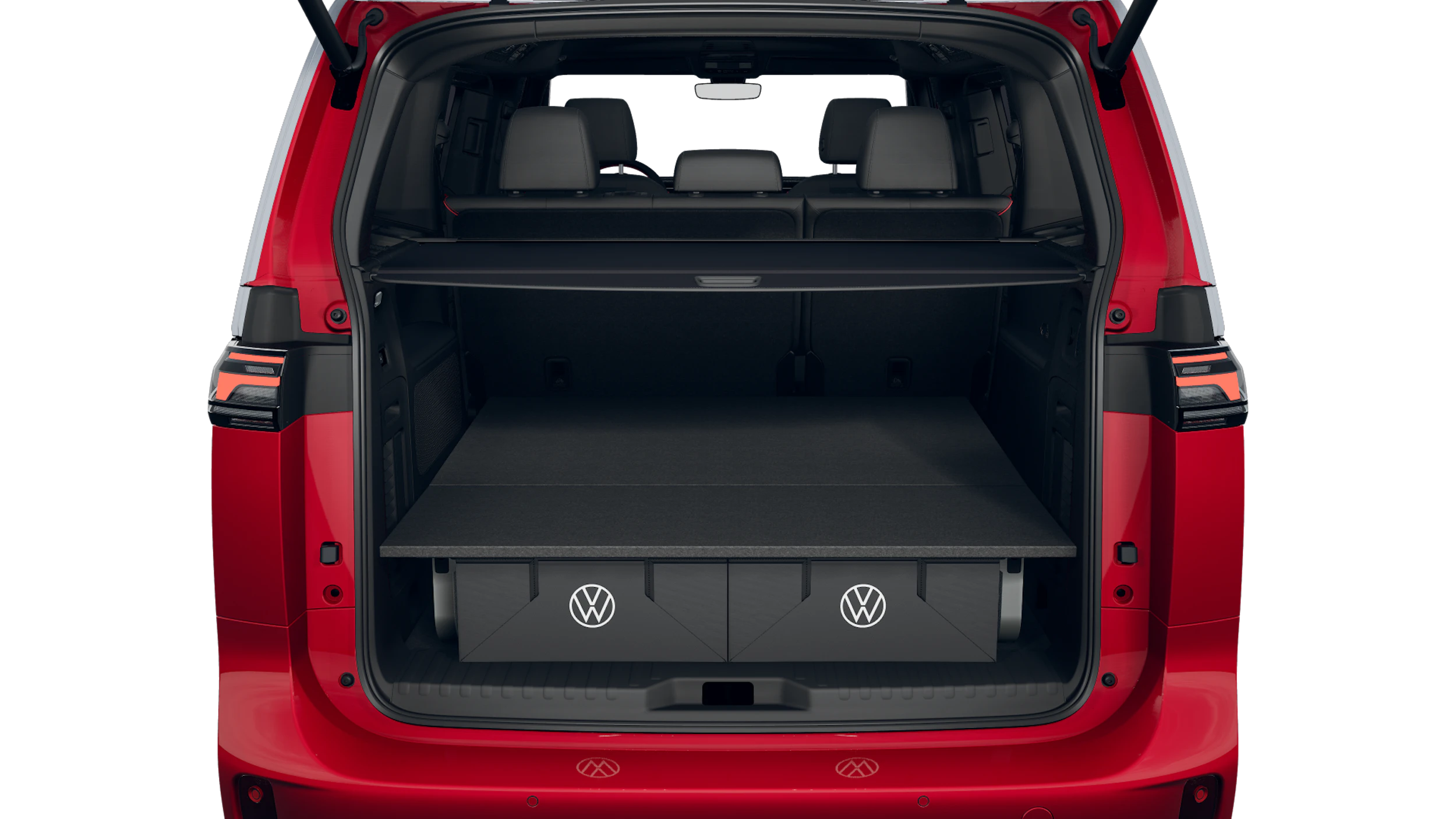 Mono Silver/Cherry Red -kaksivärimaalaus Volkswagen ID. Buzz 2027 kuva 14.