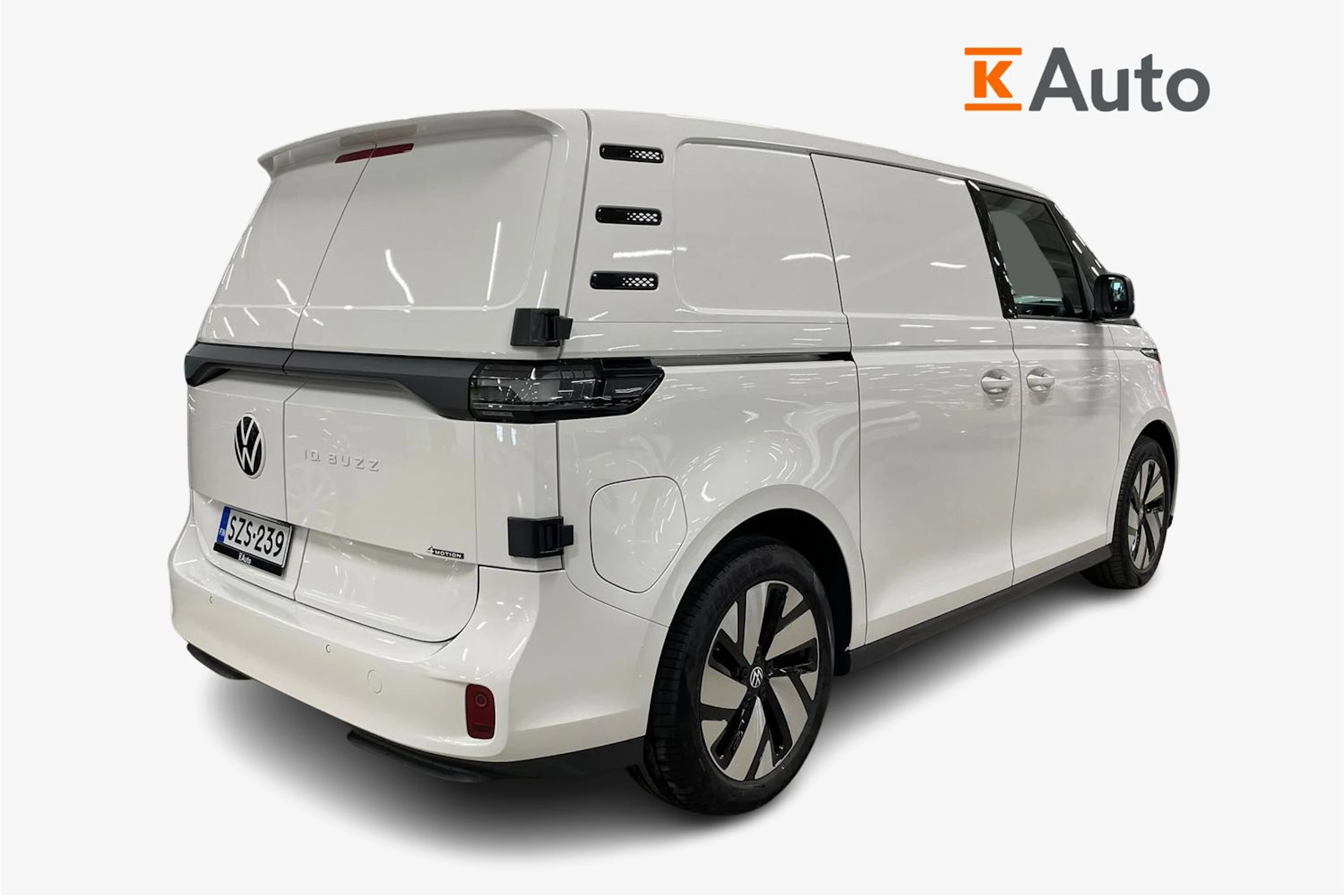 valkoinen Volkswagen ID. Buzz Cargo 2027 kuva 3.