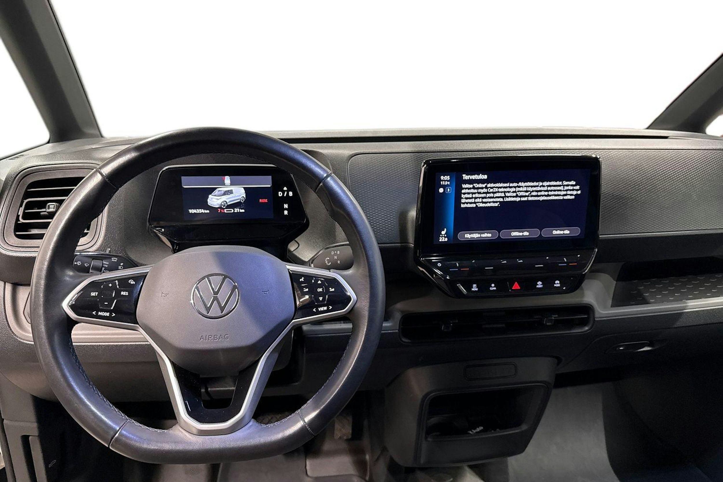 valkoinen Volkswagen ID. Buzz Cargo 2022 kuva 9.