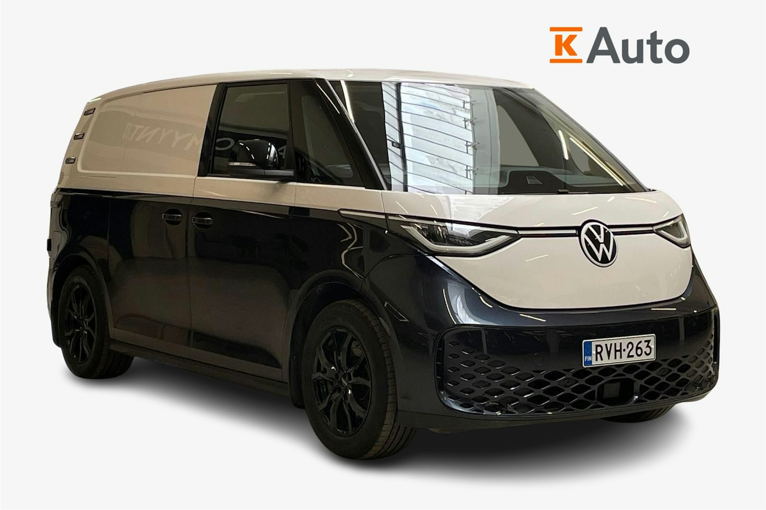 valkoinen Volkswagen ID. Buzz Cargo 2023 kuva 1.