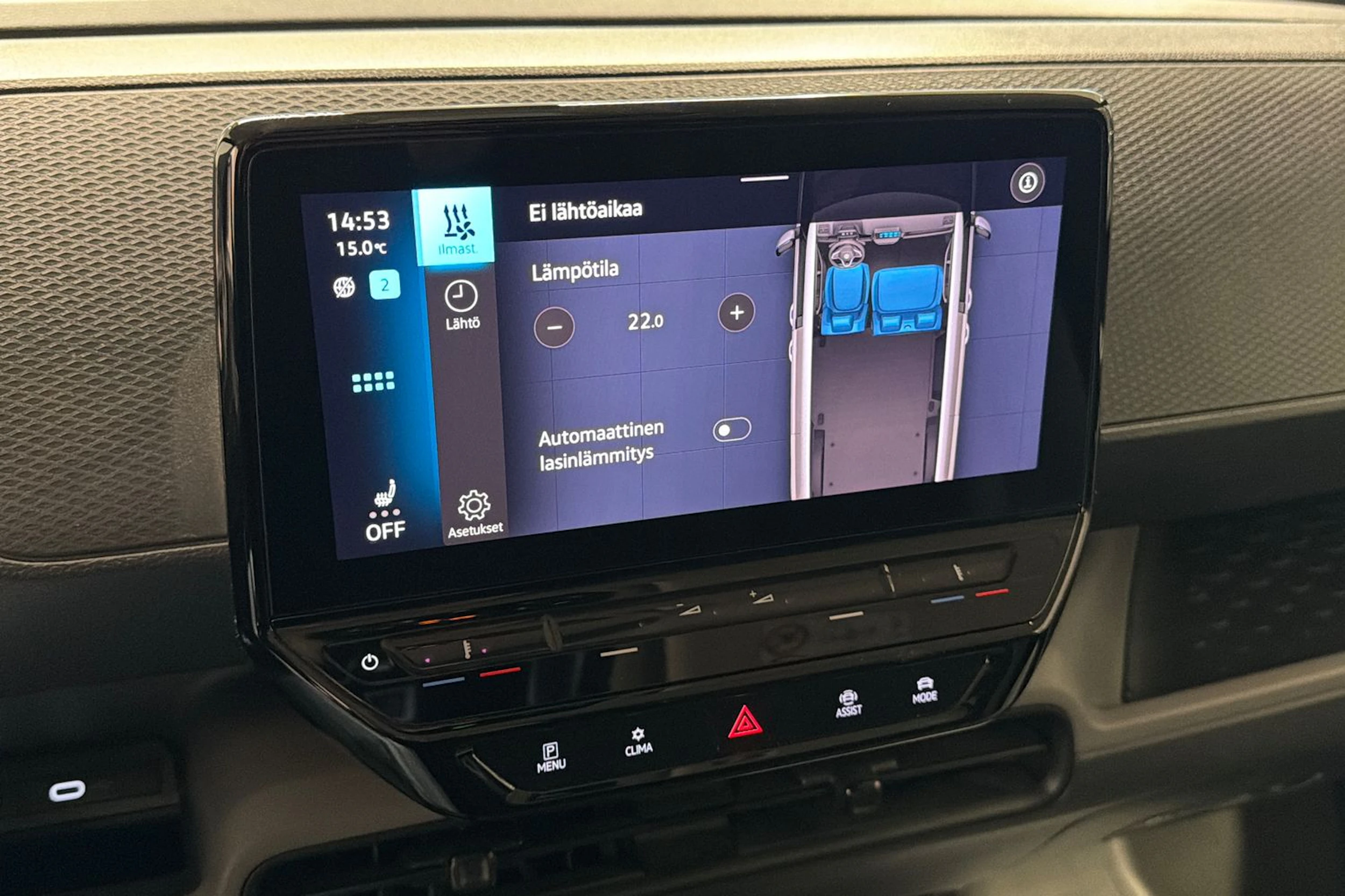 sininen Volkswagen ID. Buzz Cargo 2023 kuva 18.