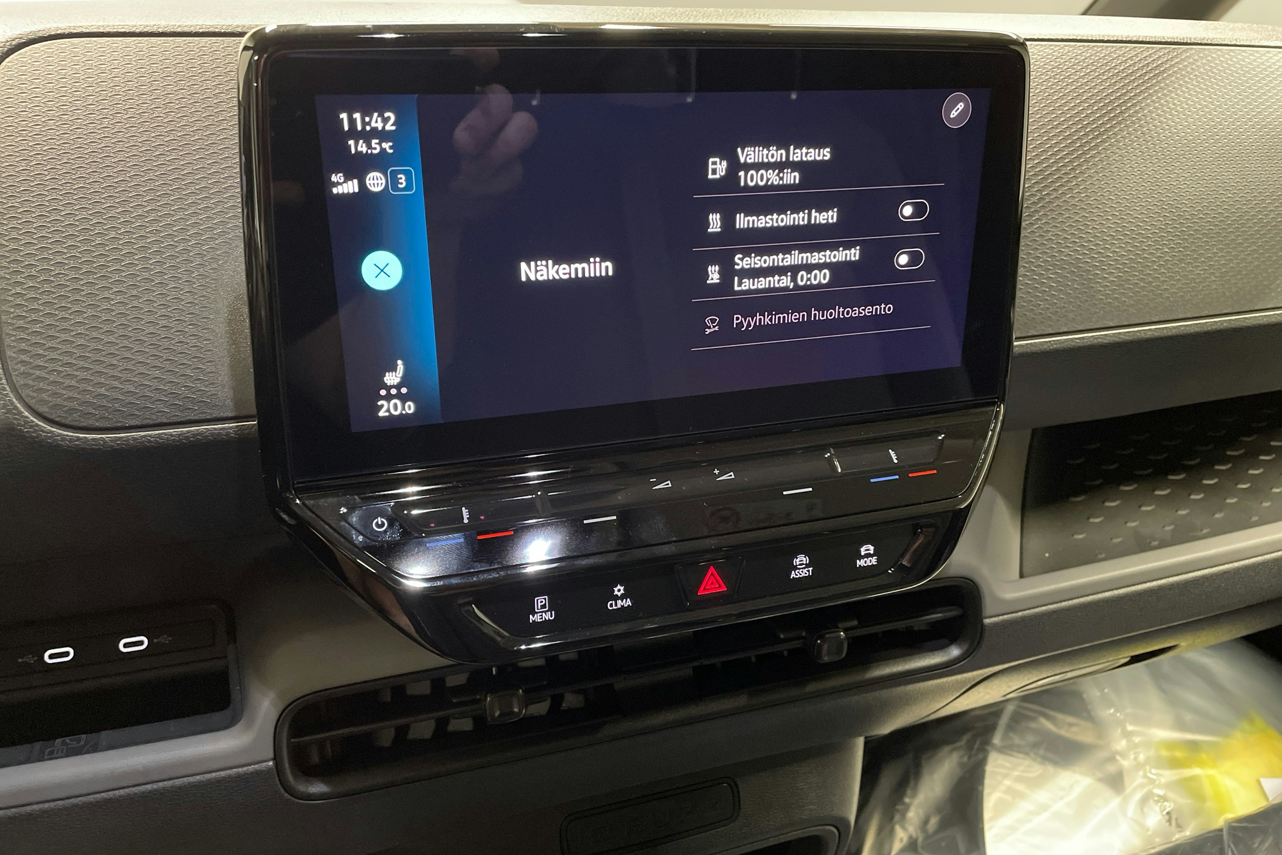 met. sininen Volkswagen ID. Buzz Cargo 2024 kuva 13.