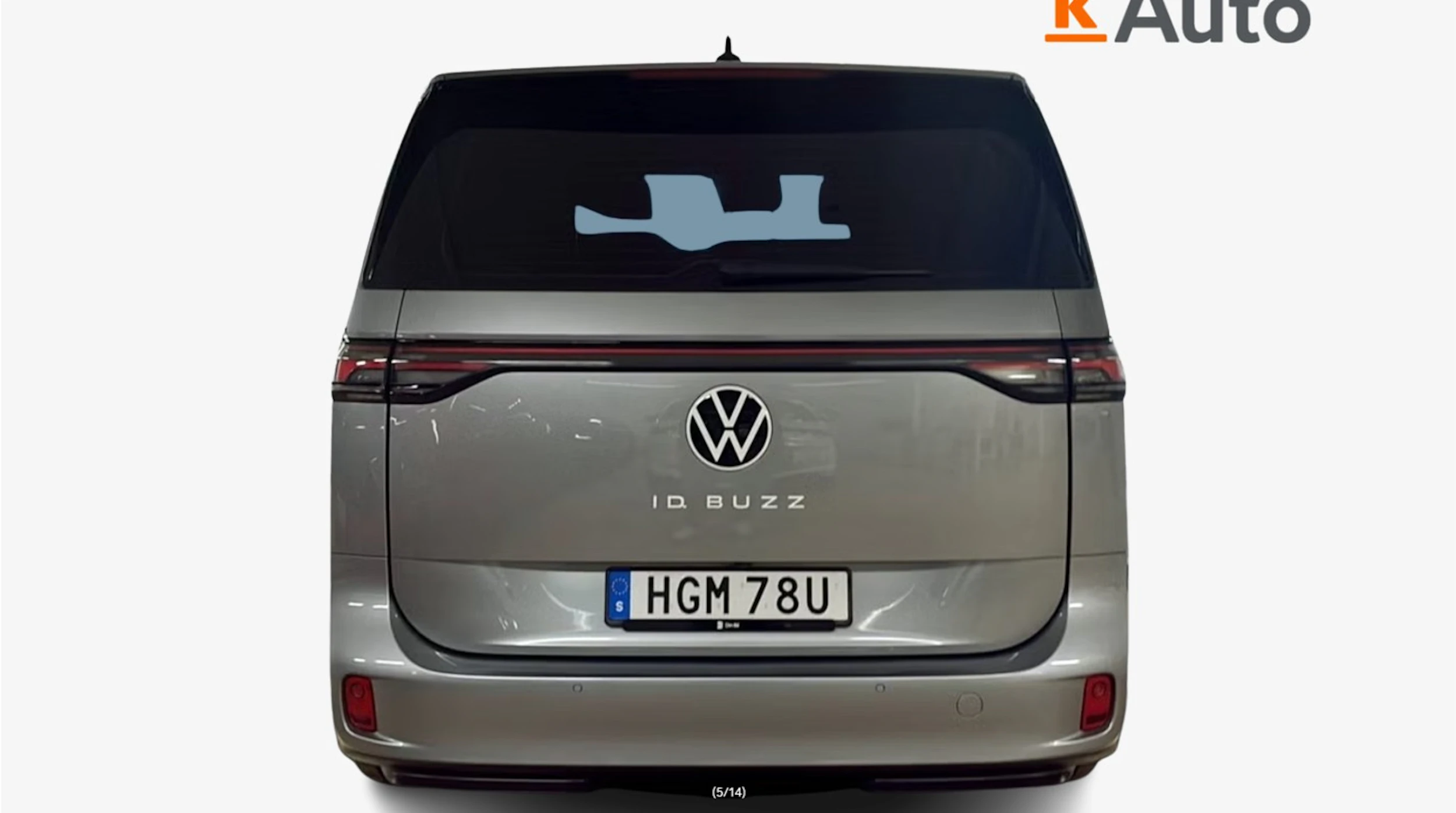 met. harmaa Volkswagen ID. Buzz Cargo 2025 kuva 5.